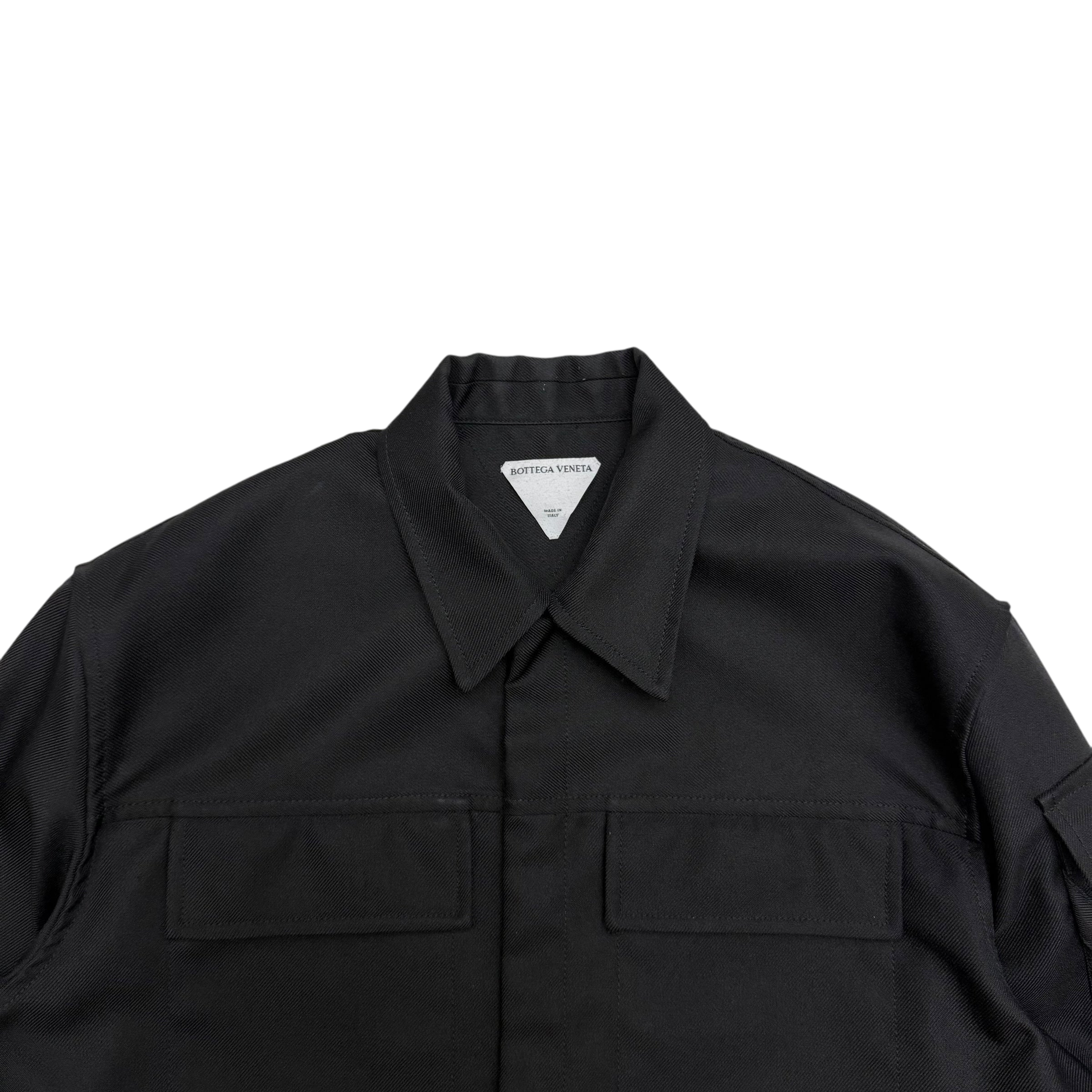 Bottega Veneta FW22 Over-Shirt /Jacket Black (fits L-XL)