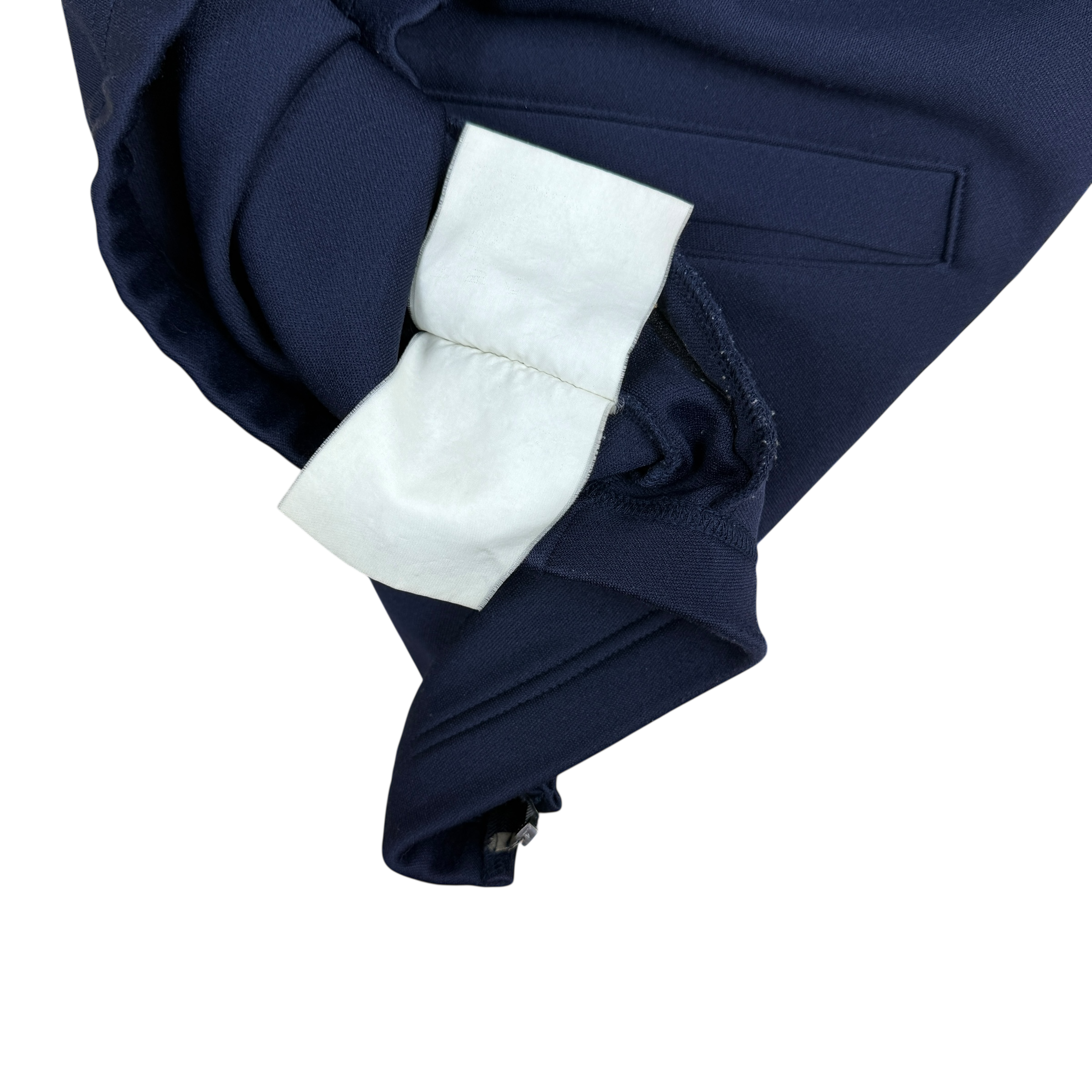 Comme Des Garçons Homme Plus 2004 ‘Permission Stop’ Track Jacket Navy/Cream (Fits S-M)