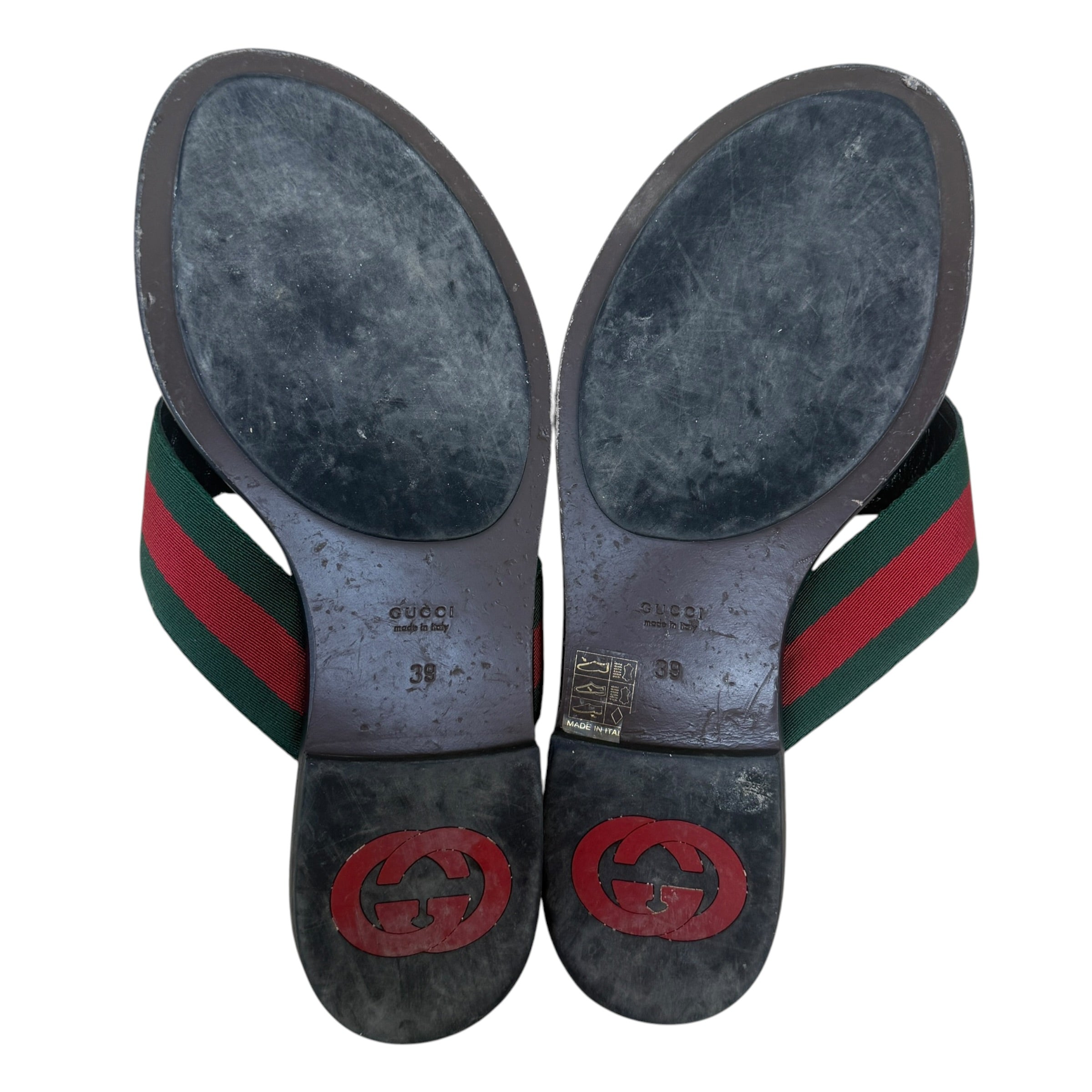 Gucci Monogram GG Sandals (Size EU39)