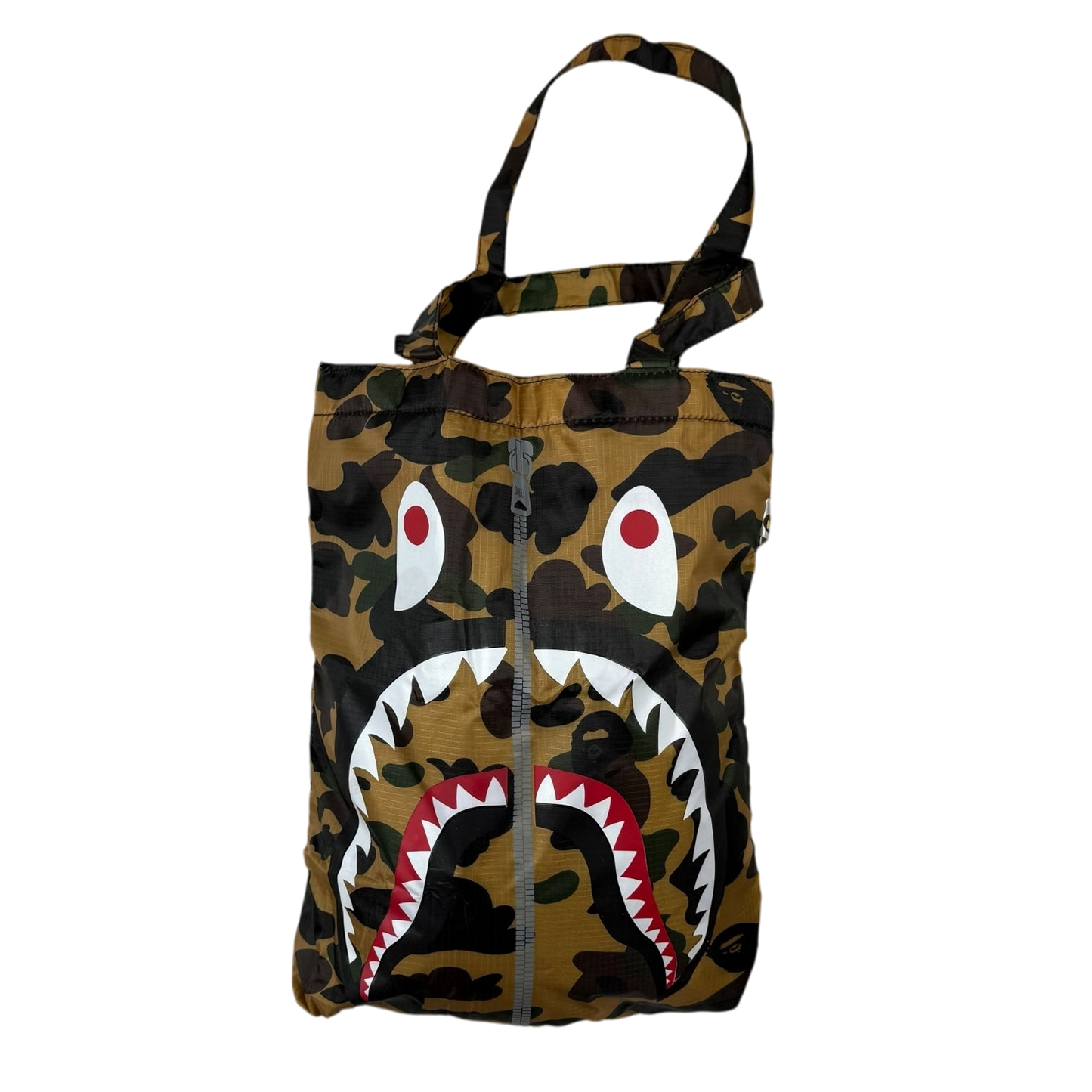 BAPE (A Bathing Ape) 1st Camo Shark Tote Bag