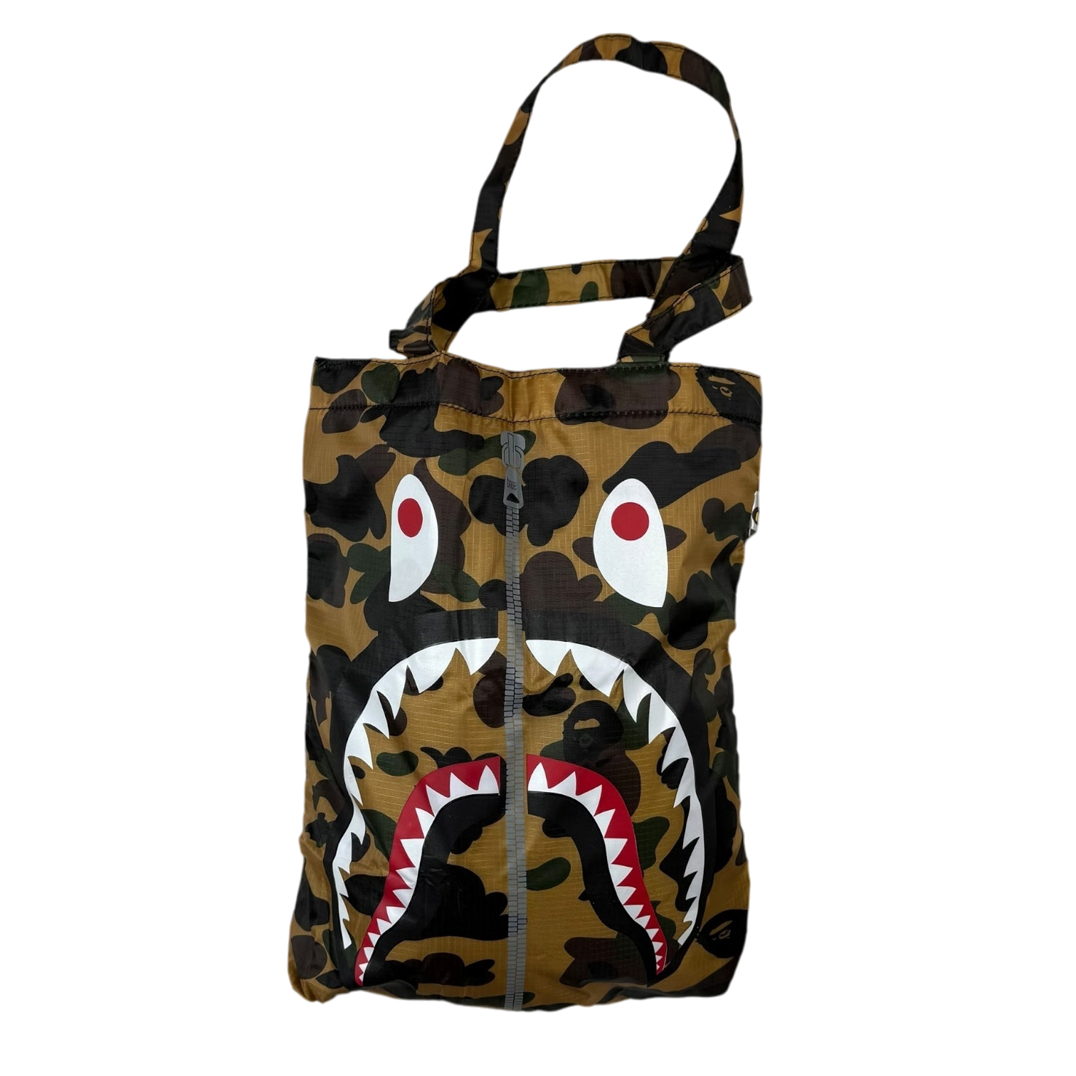 BAPE (A Bathing Ape) 1st Camo Shark Tote Bag