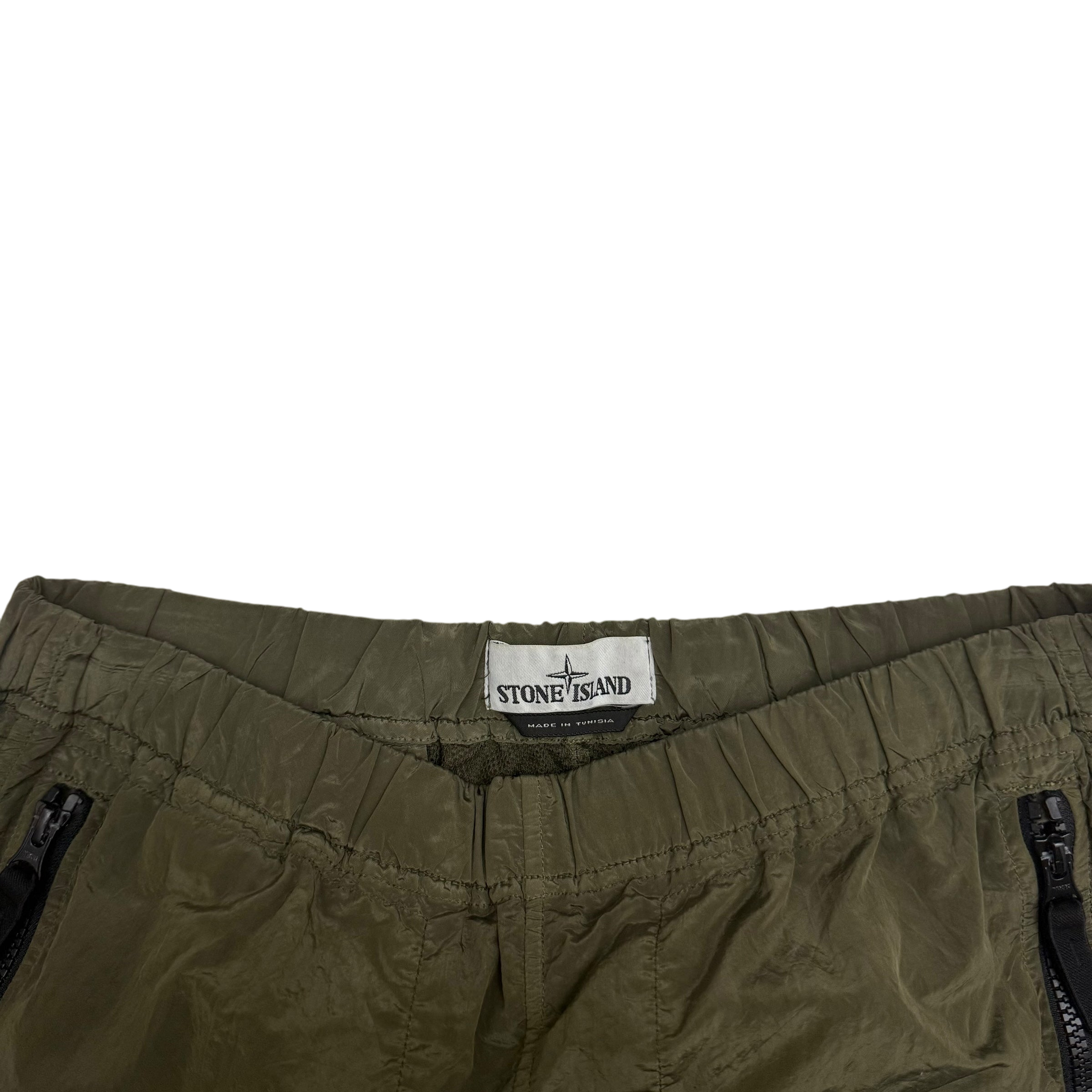 Stone Island Nylon Metal Cargo Pants Khaki Green (Size S)