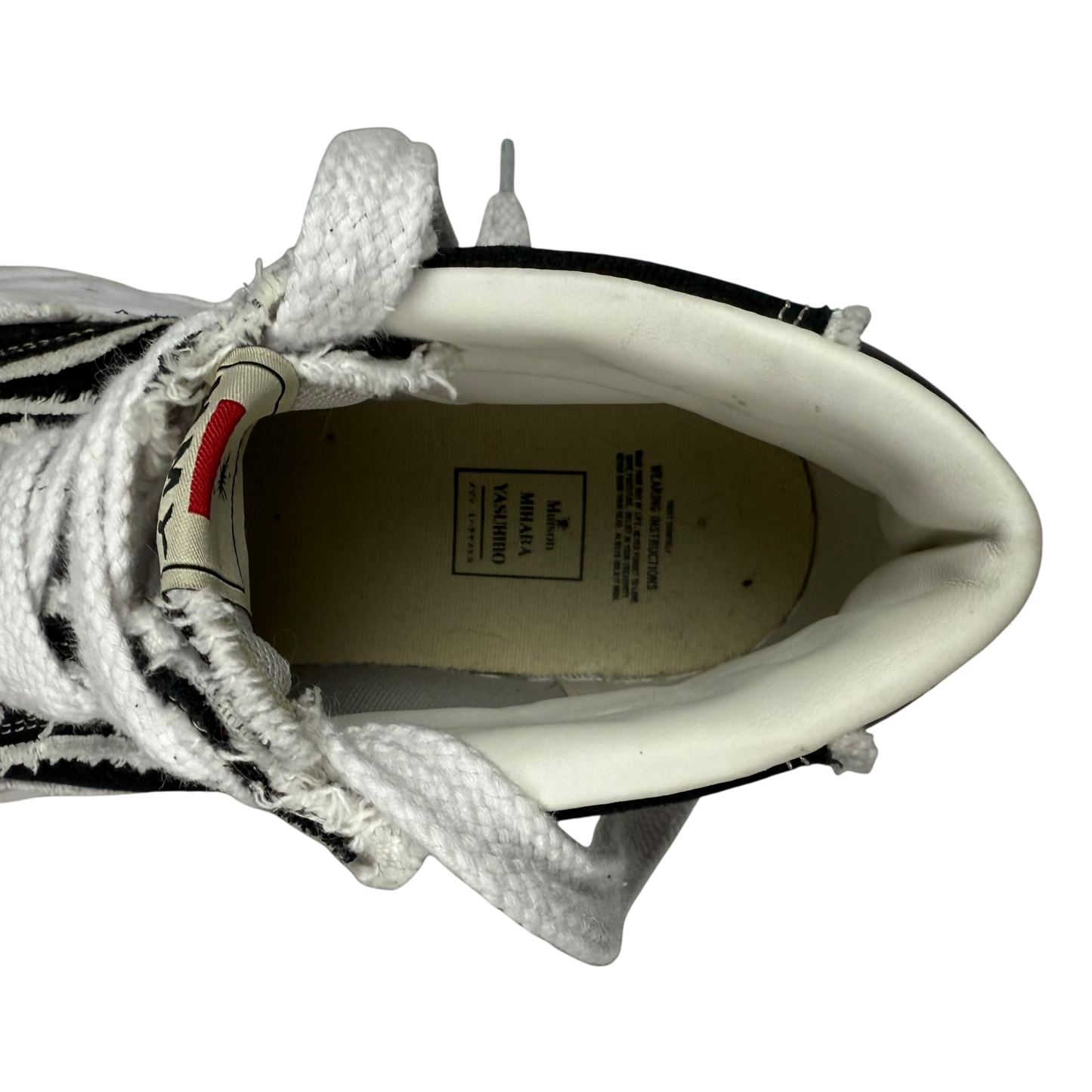 Men's Maison Mihara Yasuhiro Blakey OG Sole Canvas High Black / White (US11/EU44)