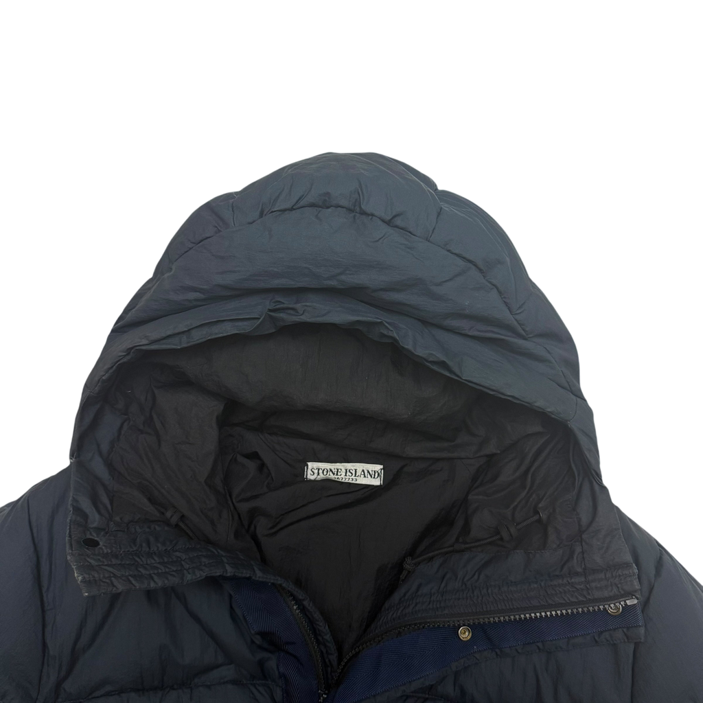 Stone Island AW11 Opaque Nylon Tela Down Puffer Jacket Navy (Fits L-XL)