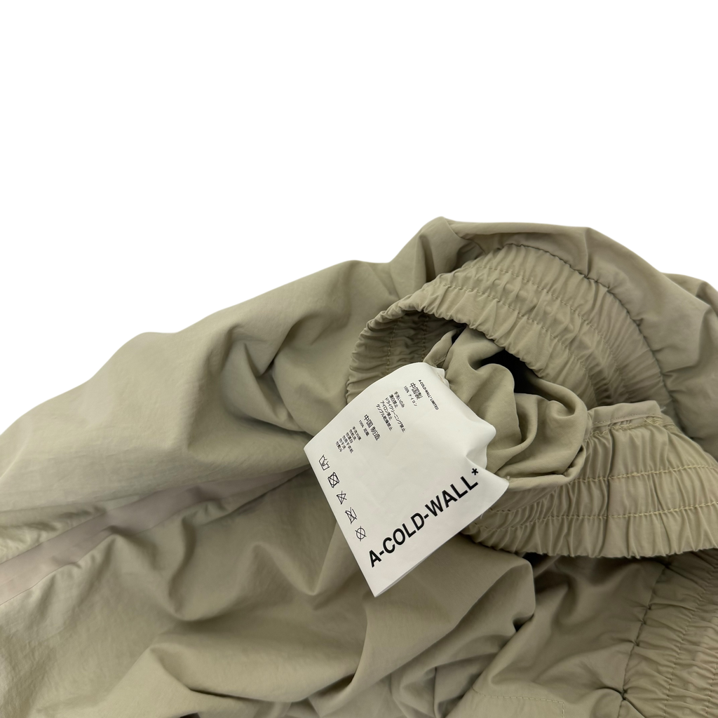 A-COLD-WALL* (ACW) Bracket Taped Track Pants Cream (Size M)