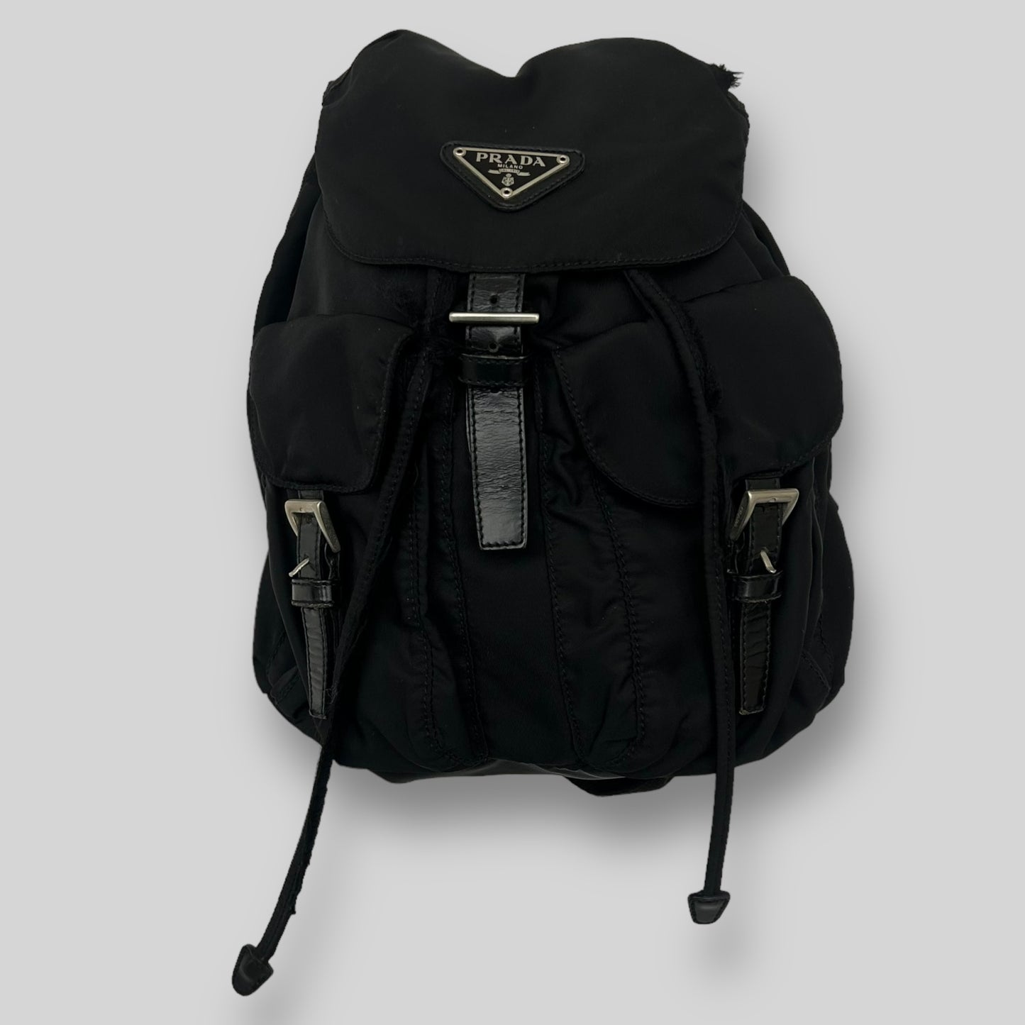 Prada Tessuto Nylon Backpack Black