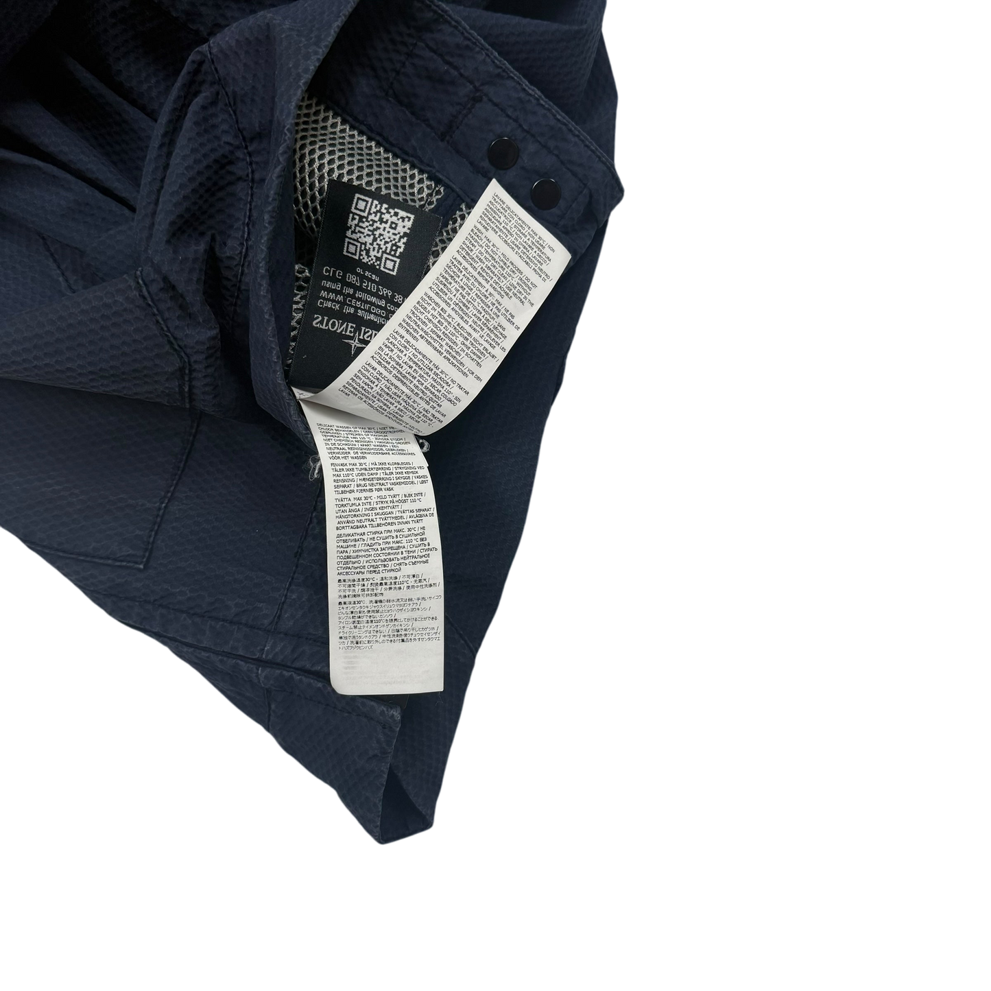 Stone Island SS 2014 Indigo 3D Cotton Tela Jacket Navy (Size XXL)