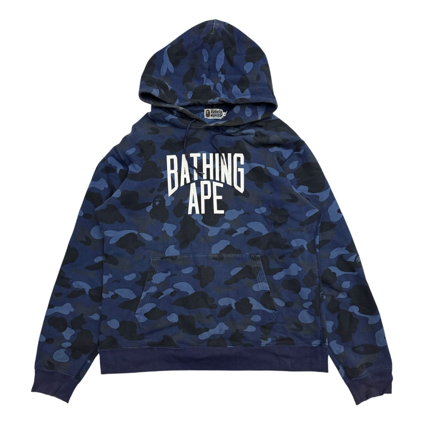 BAPE (A Bathing Ape) 1st Camo Hoodie Blue (Fits XL)