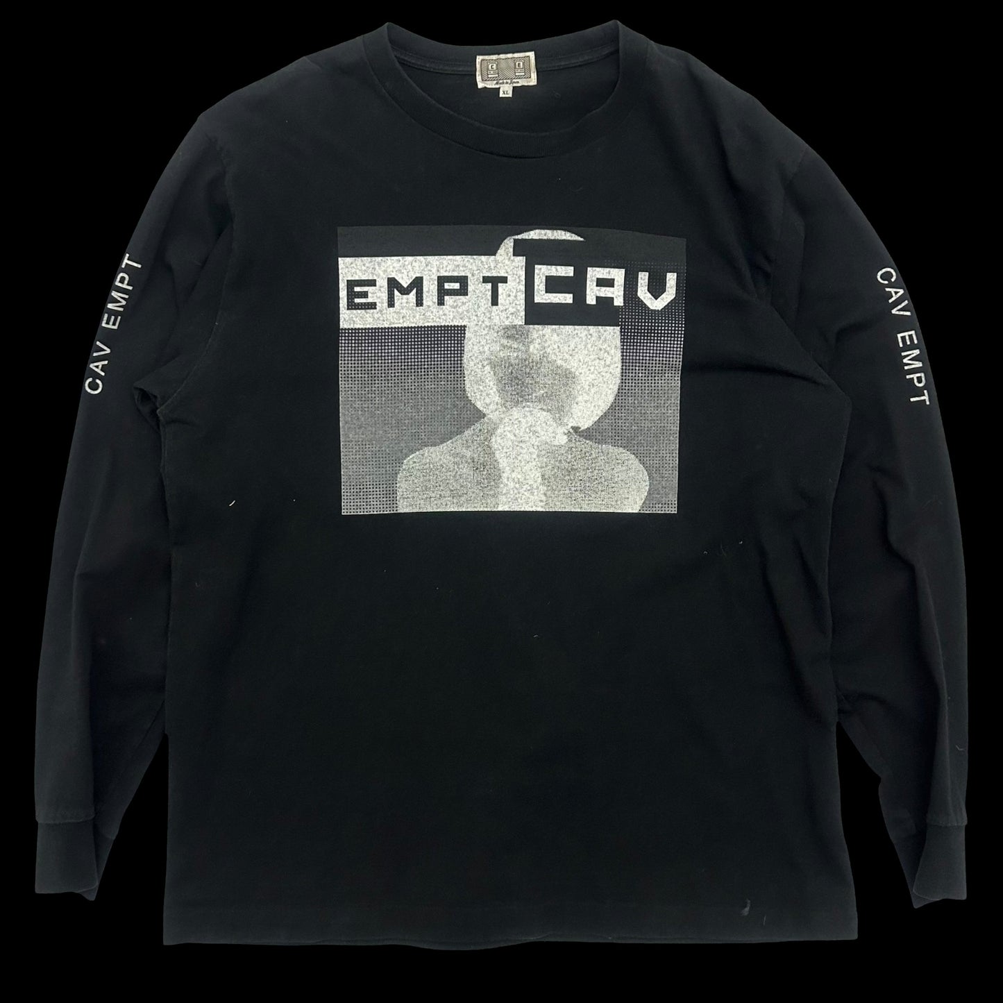 2015 Cav Empt ‘Empt Cav’ Long Sleeve Shirt Black (Size XL)