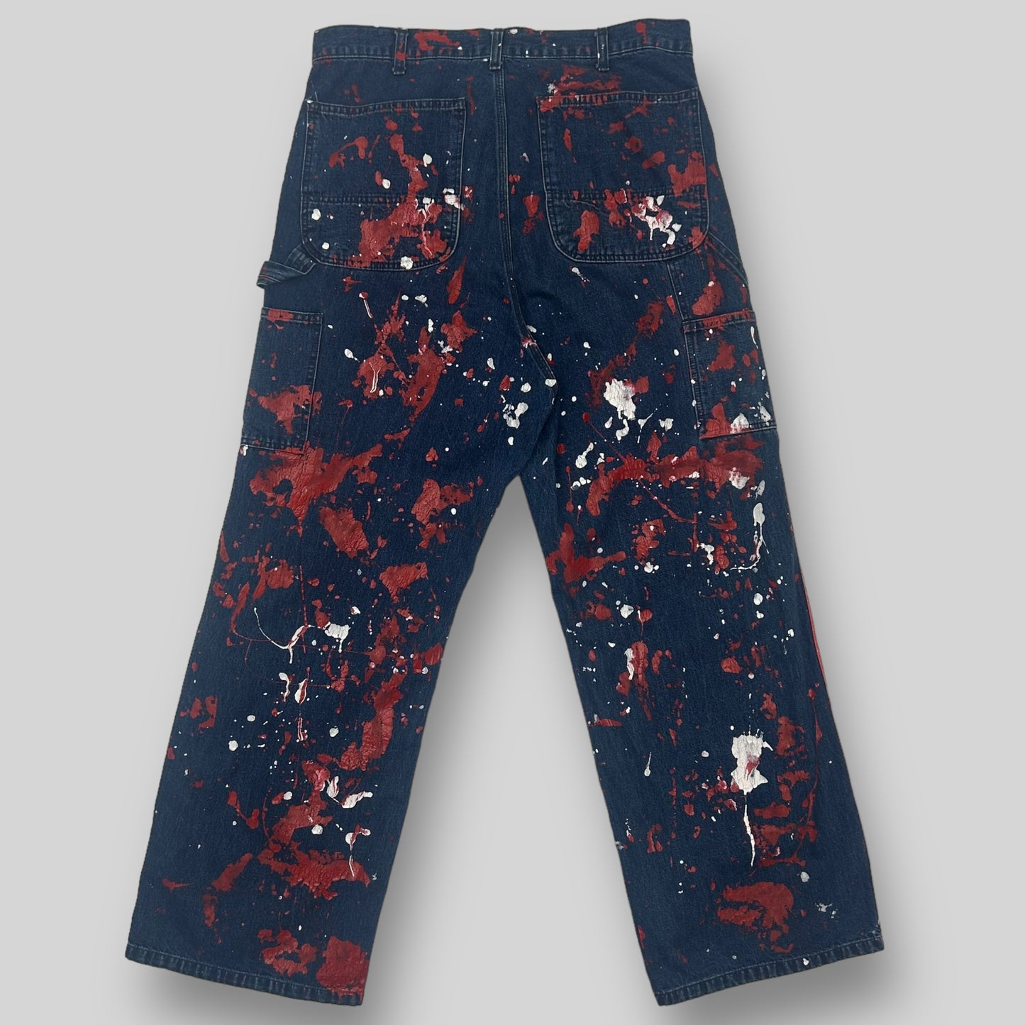 Needles Sideline Paint Splatter Carpenter Pants (Size L)