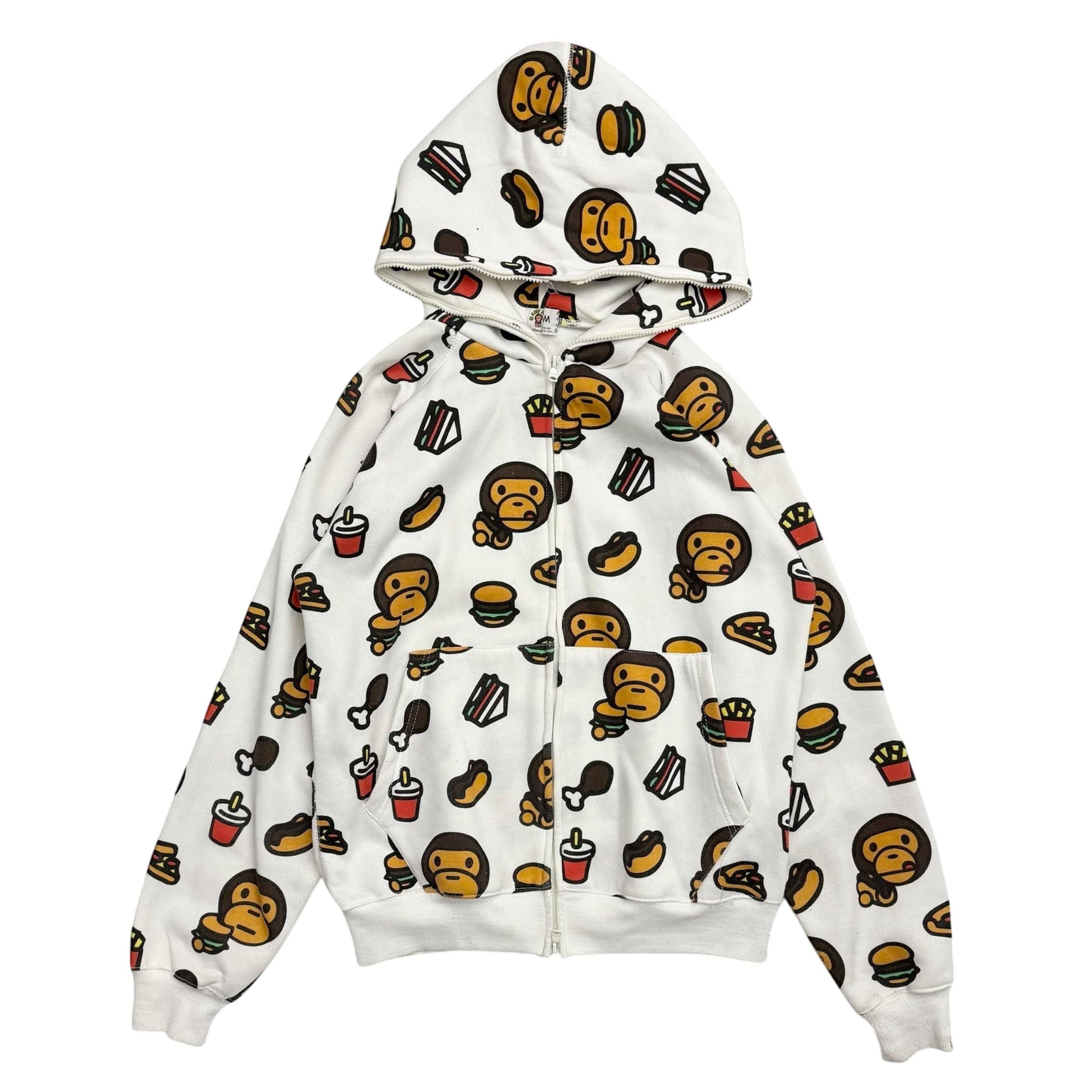 Baby Milo 2006 Junk Food Hoodie White (Fits S-M)