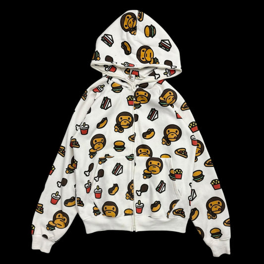 Baby Milo 2006 Junk Food Hoodie White (Fits S-M)