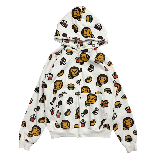 Baby Milo 2006 Junk Food Hoodie White (Fits S-M)