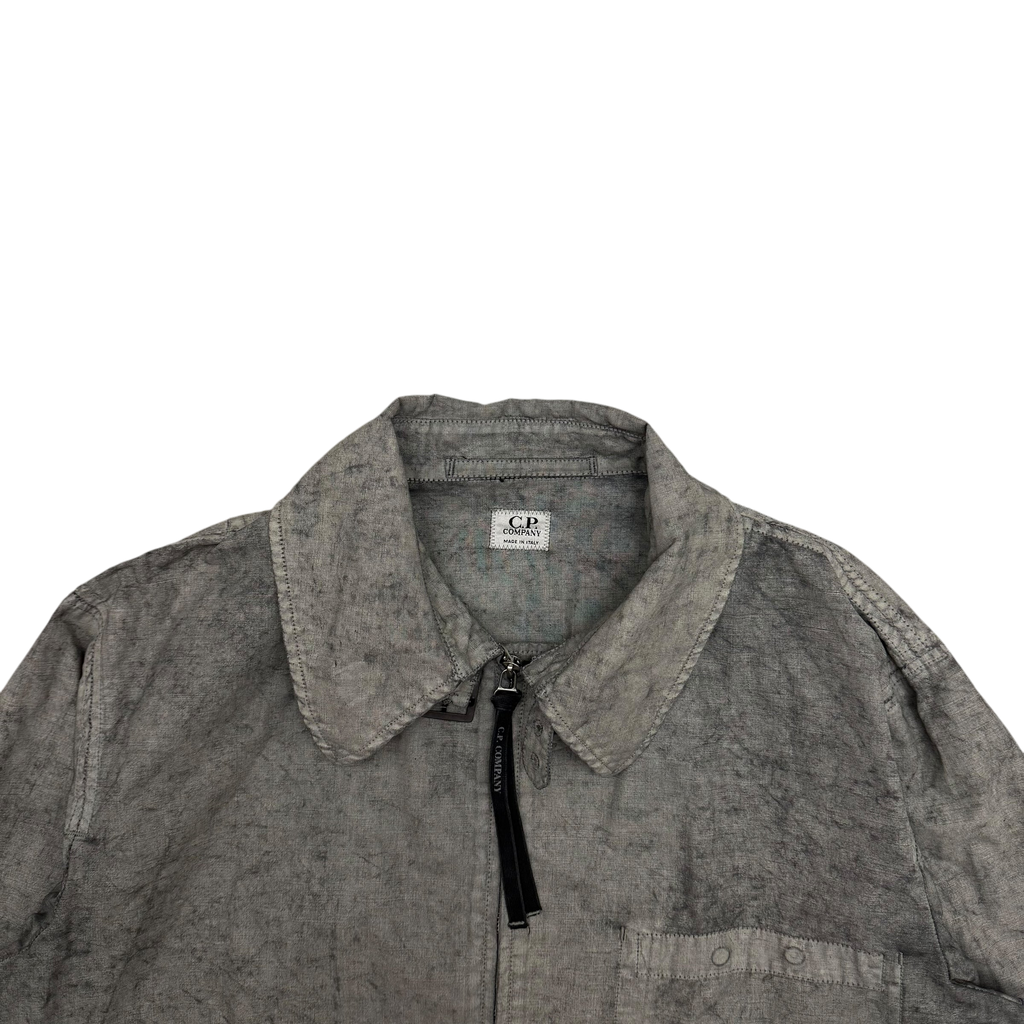 C.P. Company SS03 Spalmatura (Coated) Pigmented Field Jacket Grey (fits XL)