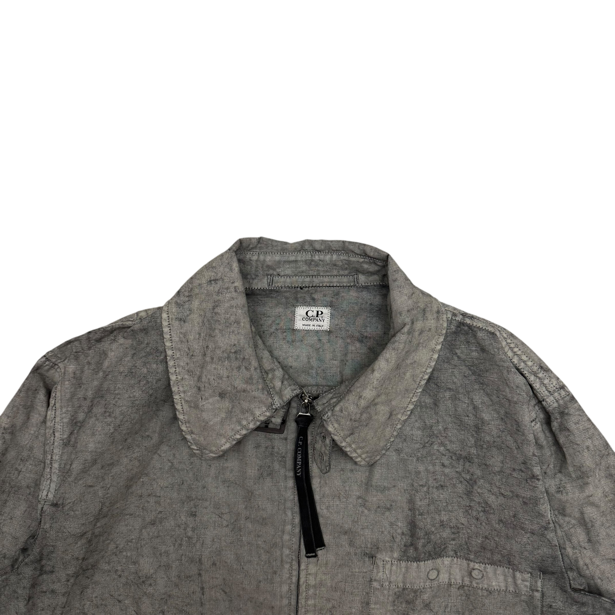C.P. Company SS03 Spalmatura (Coated) Pigmented Field Jacket Grey (fits XL)