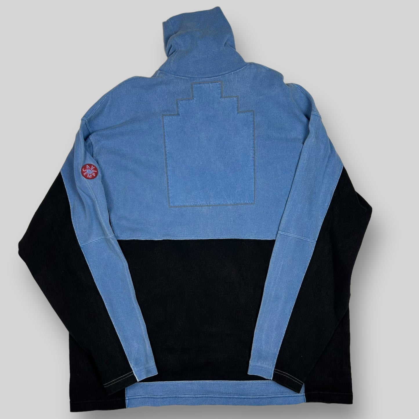 Cav Empt Turtle Neck Sweater Blue / Black (Size XL)