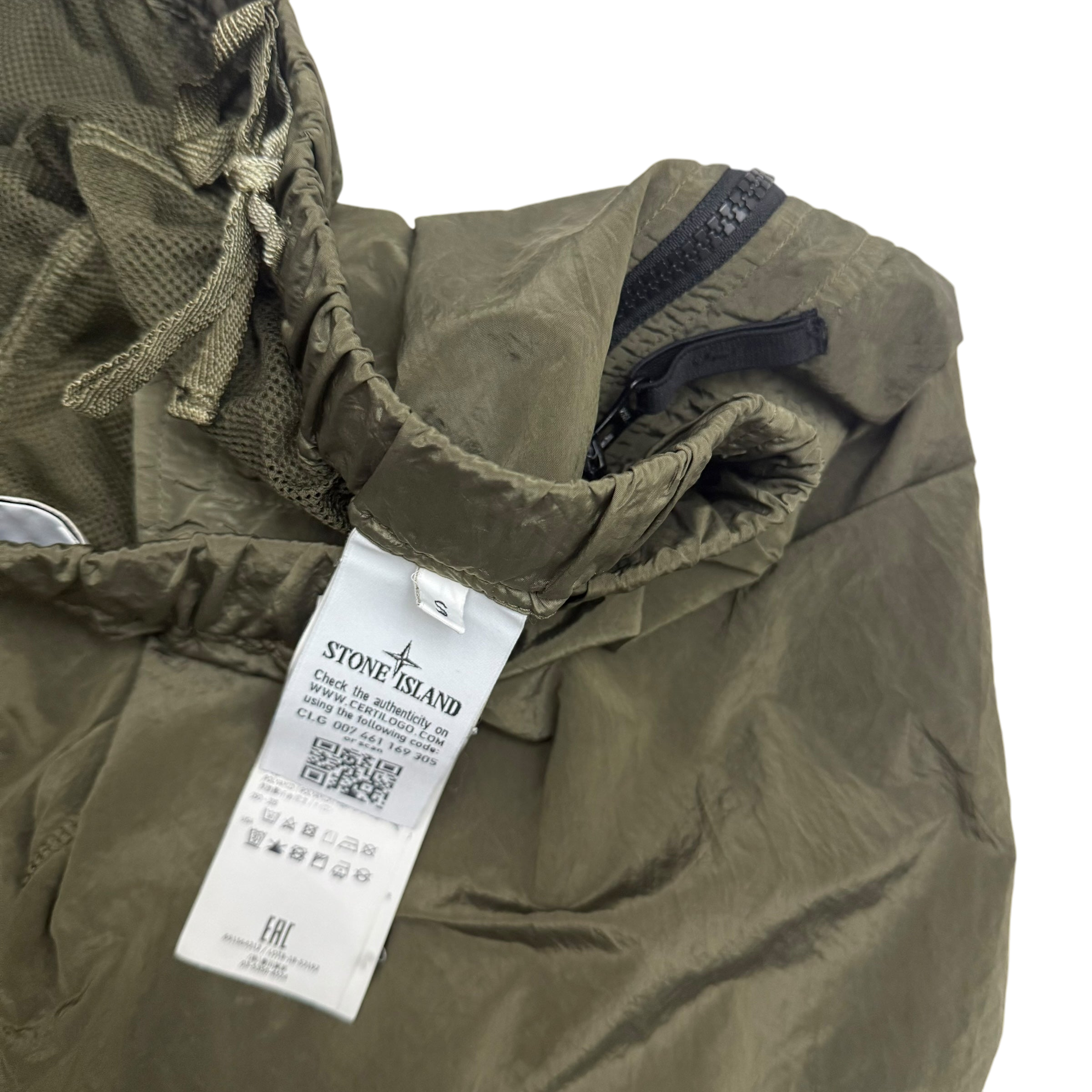 Stone Island Nylon Metal Cargo Pants Khaki Green (Size S)