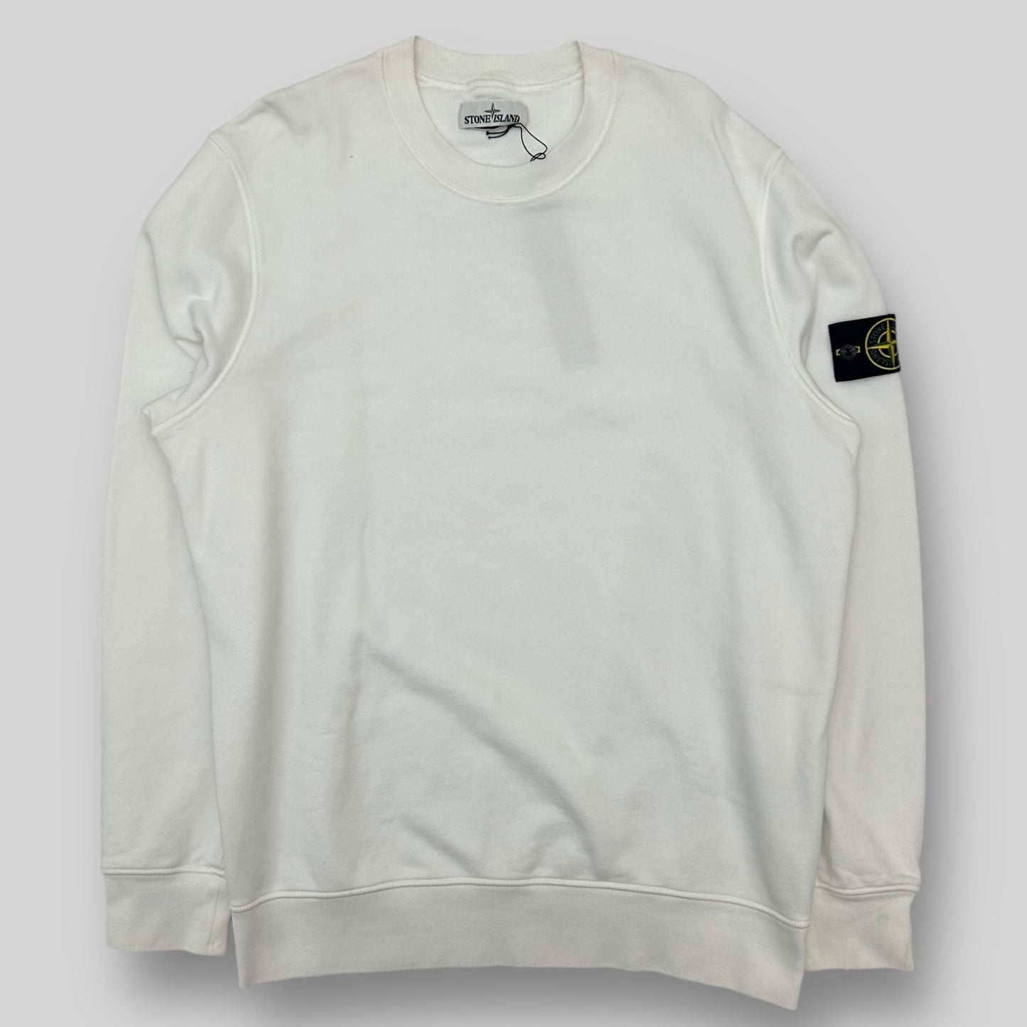 Stone Island Crewneck Sweater White (Fits L/XL)