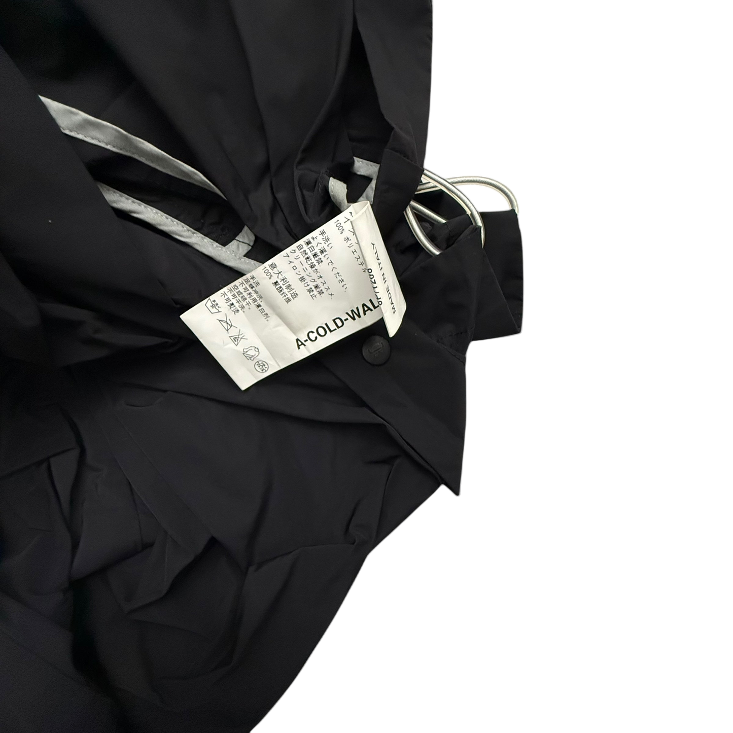 A-COLD-WALL* (ACW) Asymmetrical Nylon Chain Turncoat (Fits S-XL)