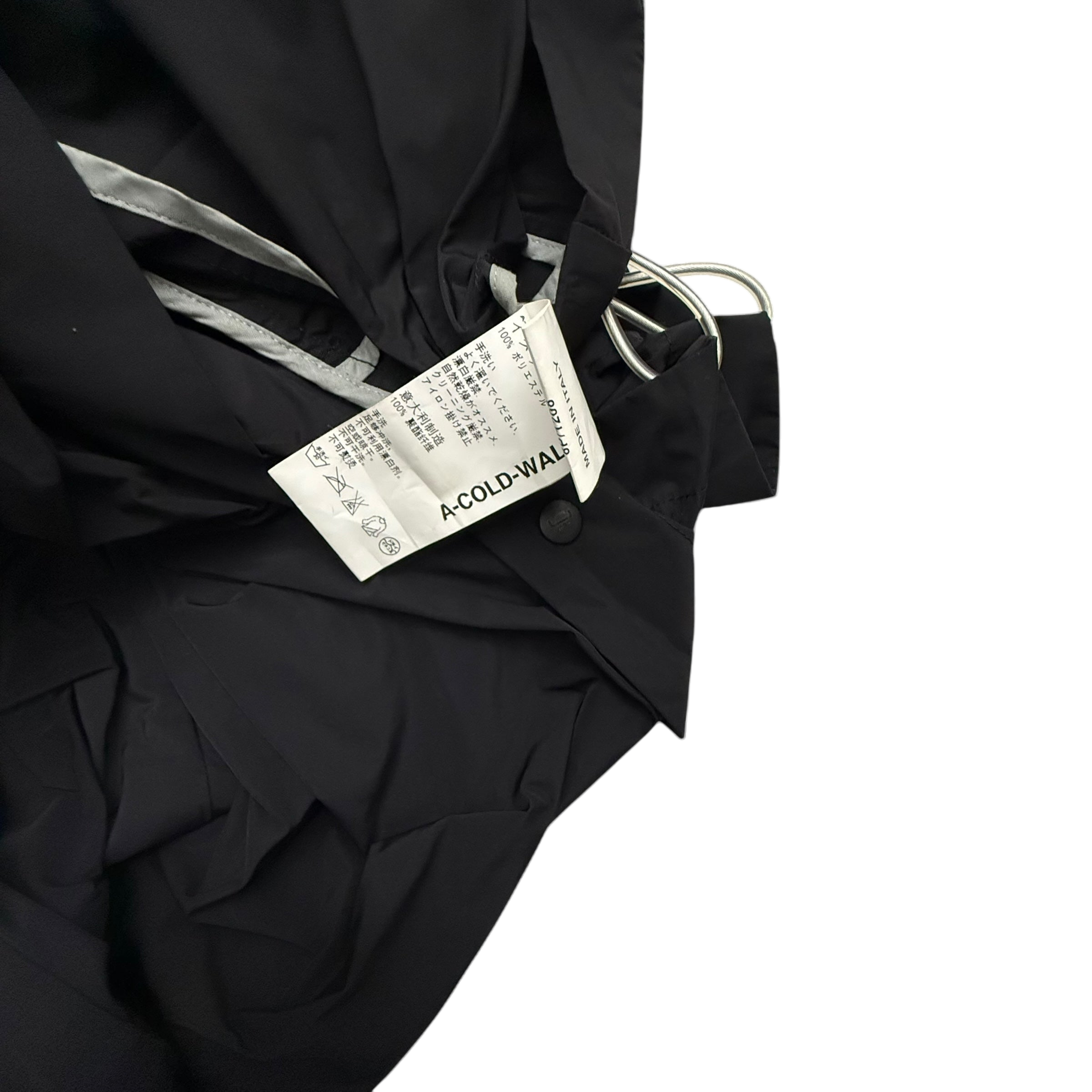 A-COLD-WALL* (ACW) Asymmetrical Nylon Chain Turncoat (Fits S-XL)