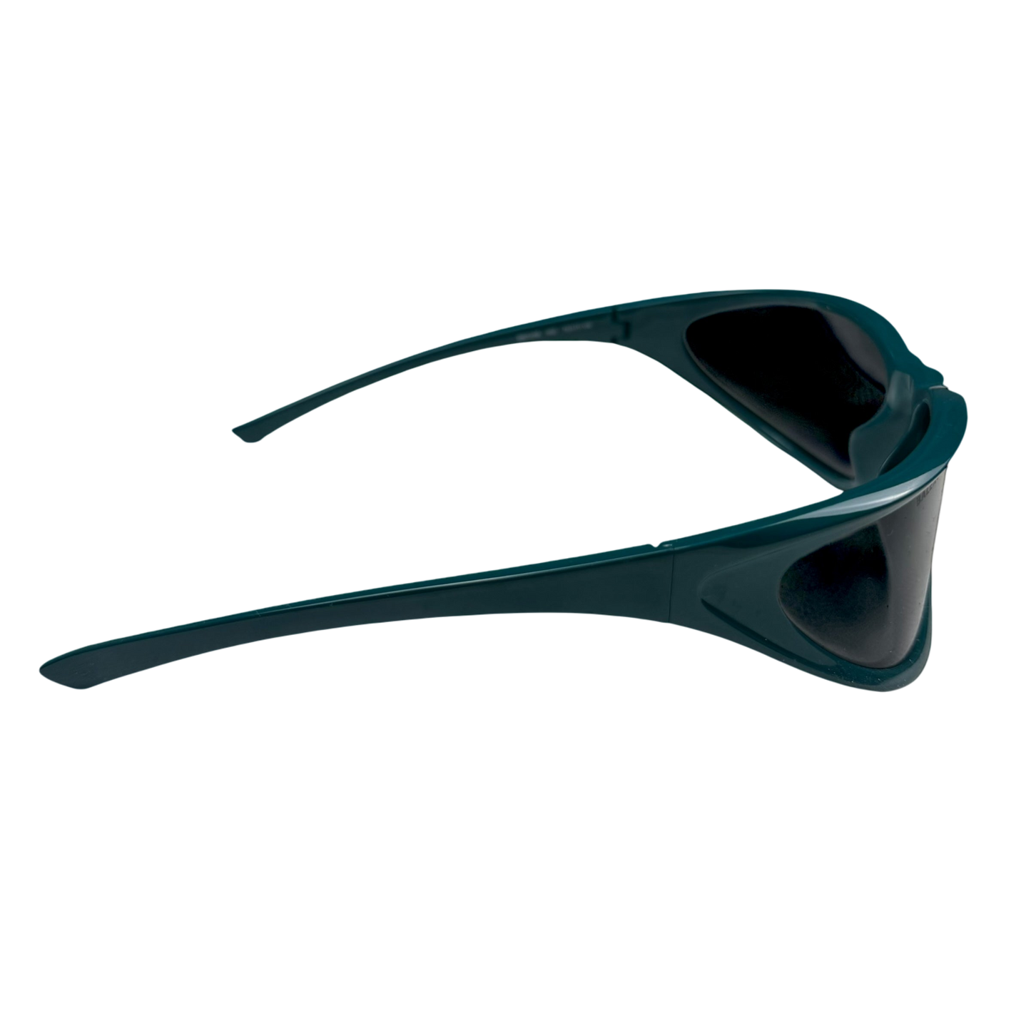 Balenciaga Extreme Oval Sunglasses Green