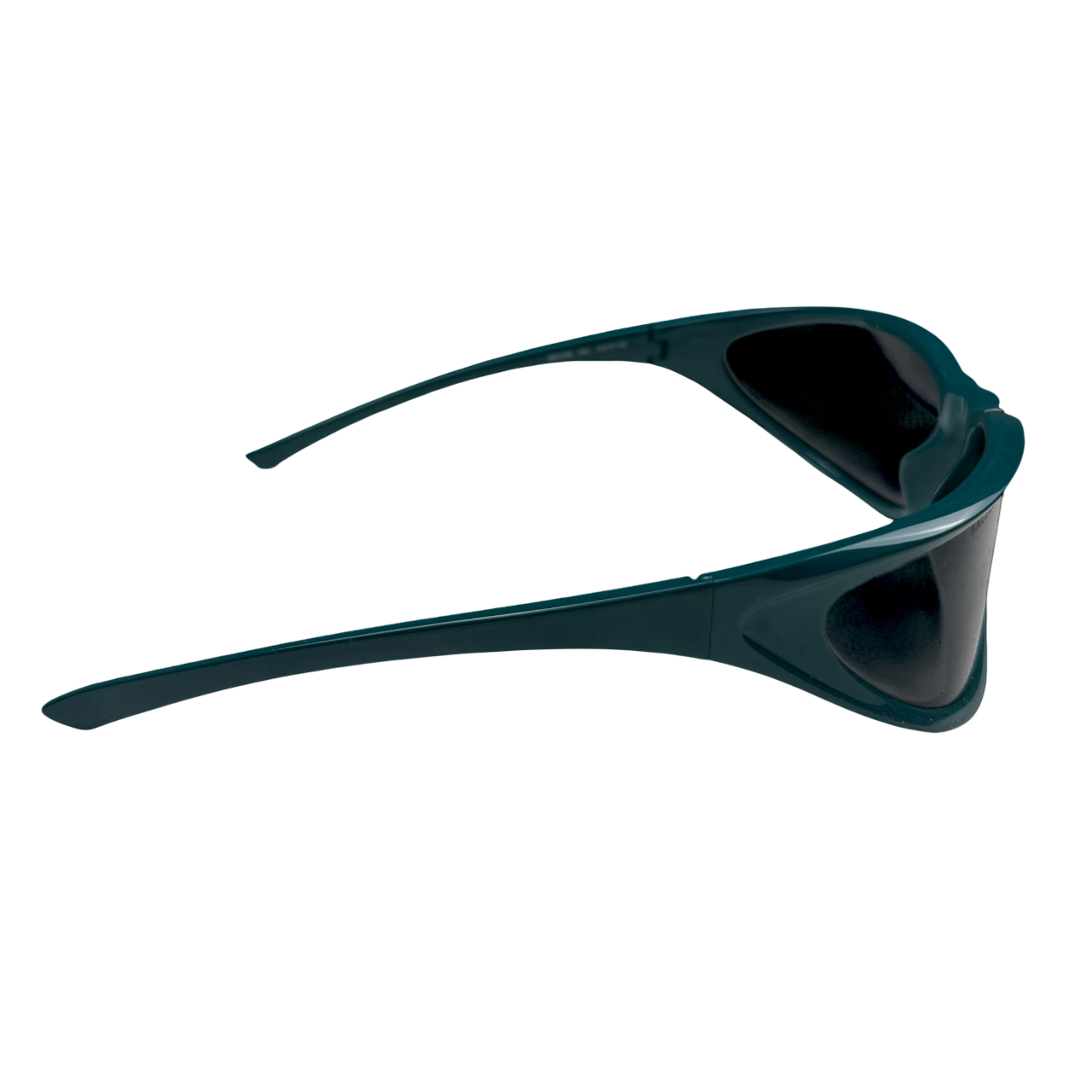 Balenciaga Extreme Oval Sunglasses Green