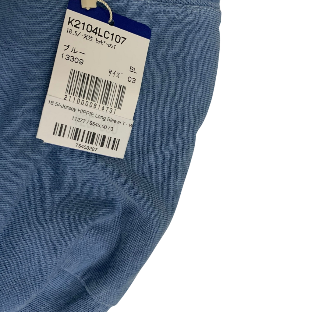 Kapital Tianzhu Hippie Long-Sleeve Top Blue