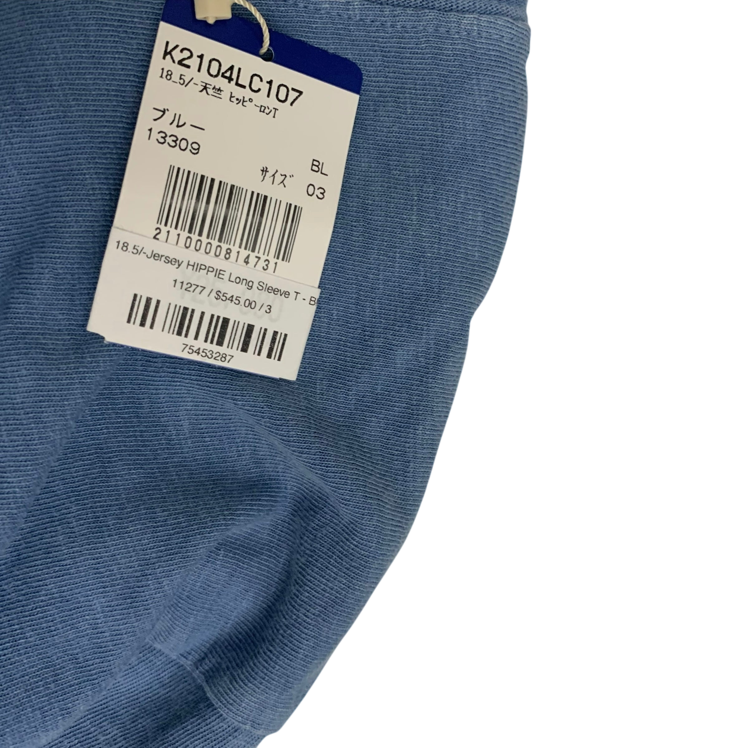 Kapital Tianzhu Hippie Long-Sleeve Top Blue