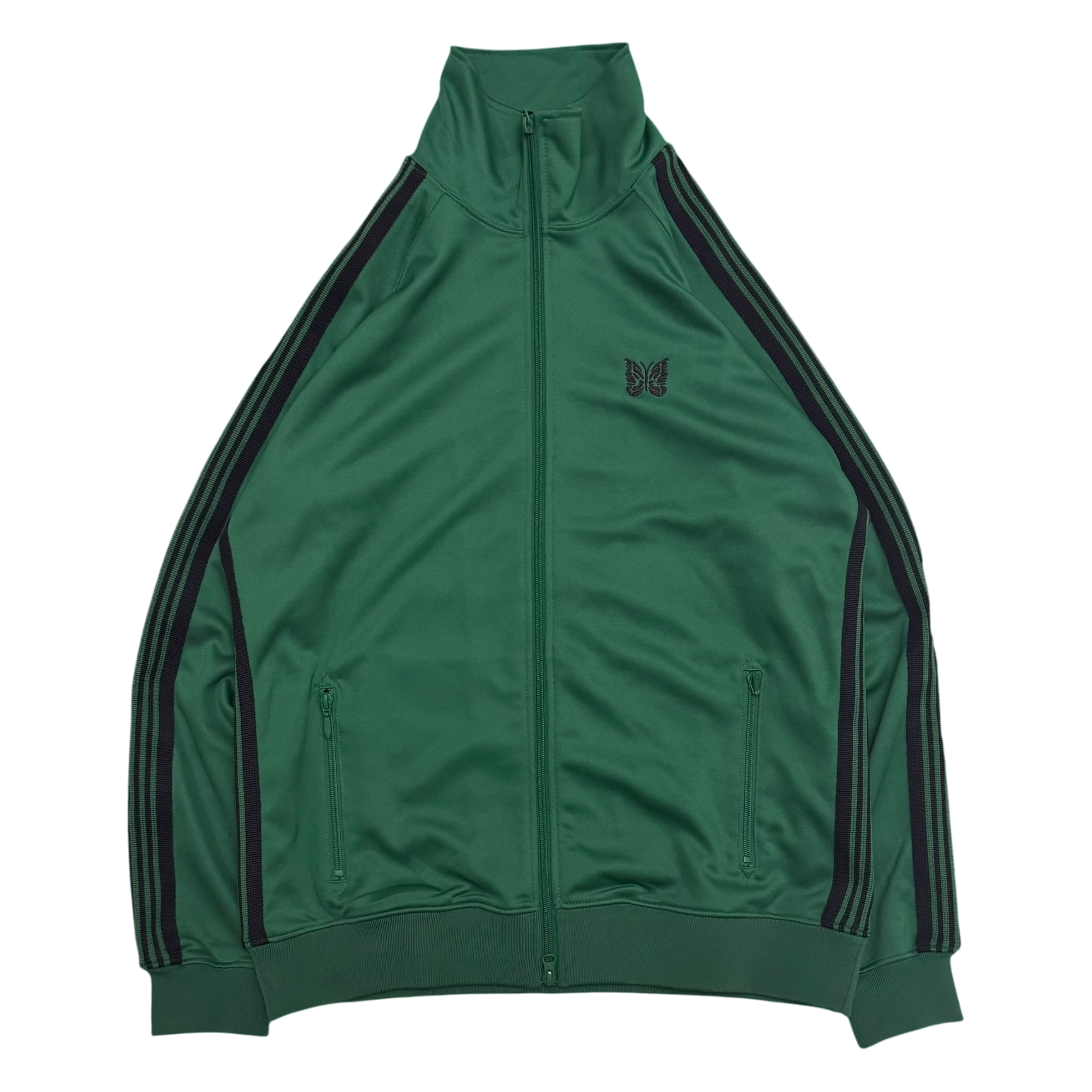 Needles Poly Smooth Track Jacket Green / Purple (Size L)