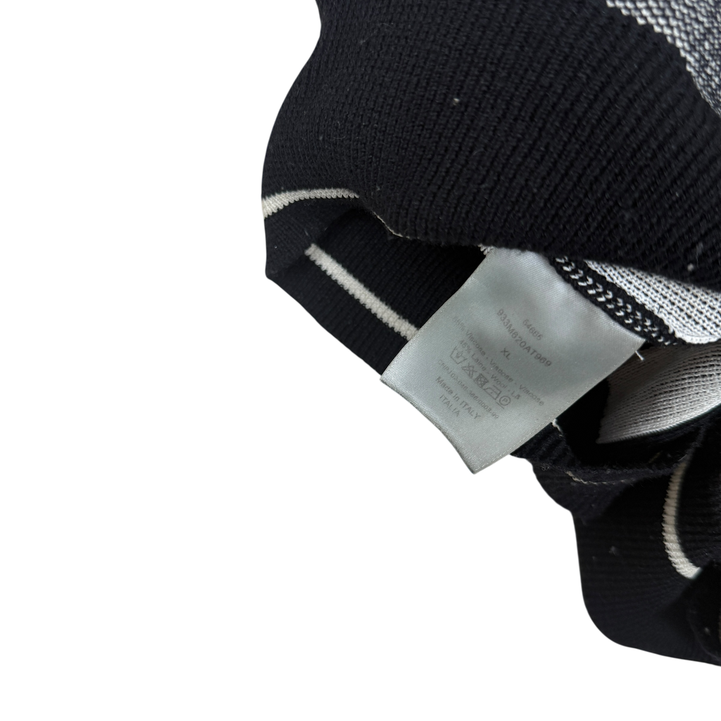 Dior Homme x Hajime Sorayama Technical Wool Turtleneck Sweatshirt Black/Grey (Size XL)