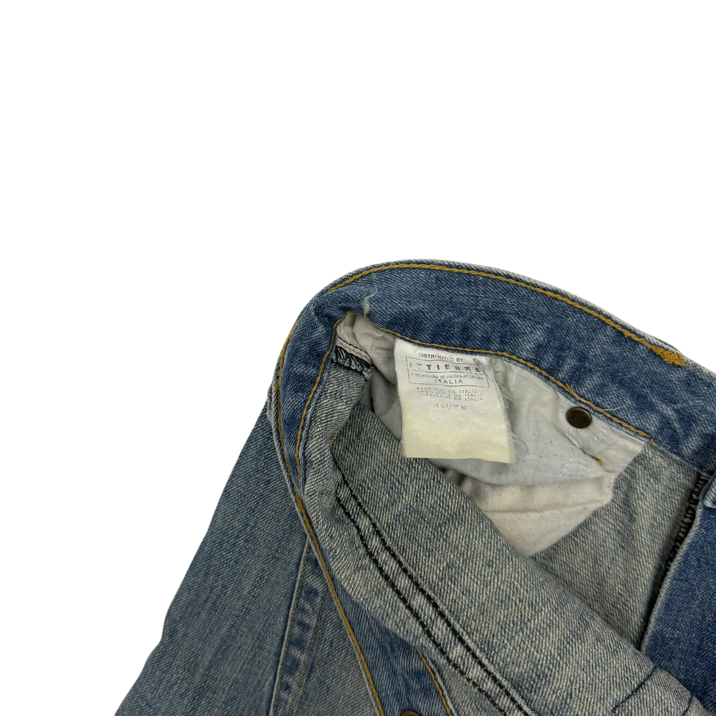 Cavalli 2000s Bootcut Distressed Jeans (Size 34”)