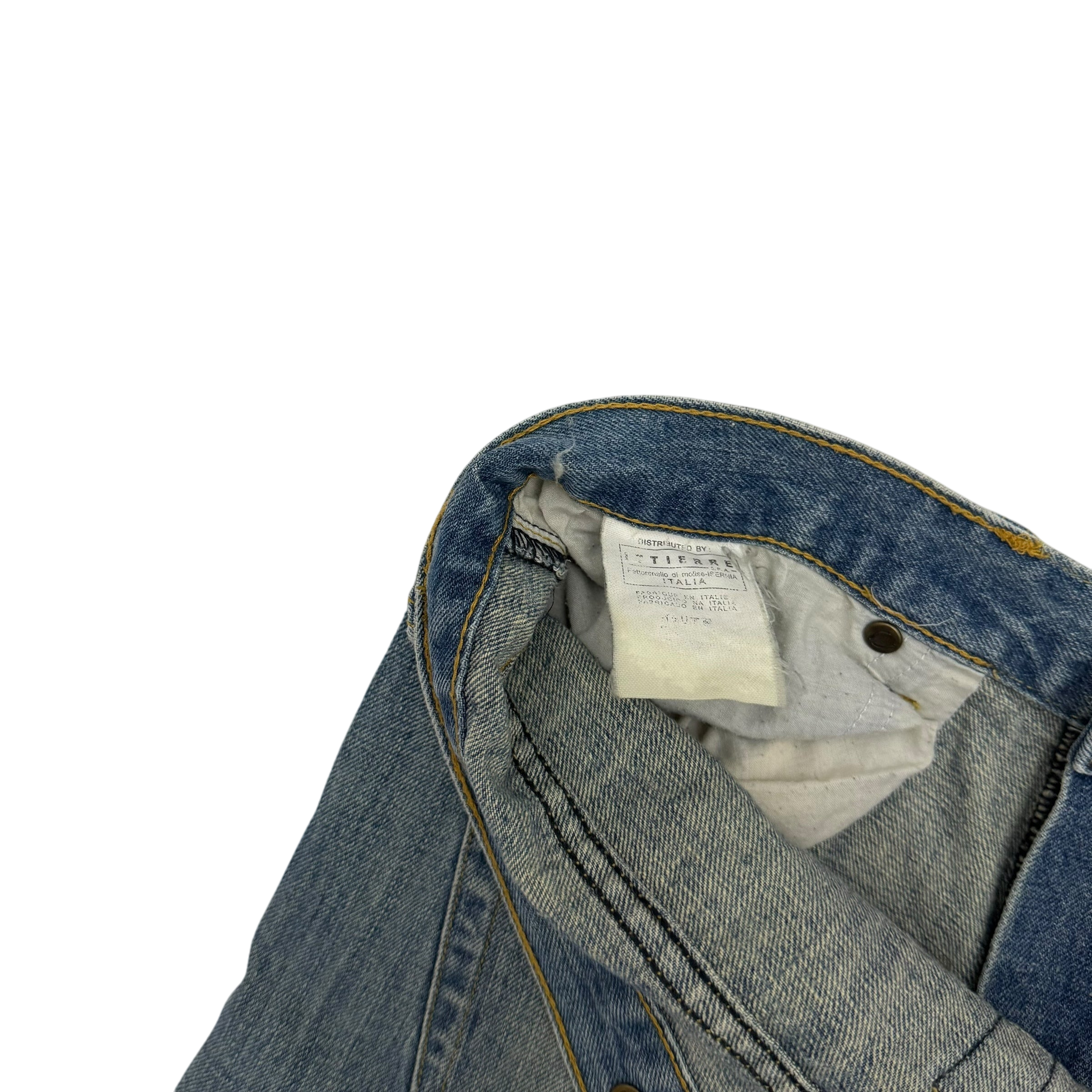 Cavalli 2000s Bootcut Distressed Jeans (Size 34”)