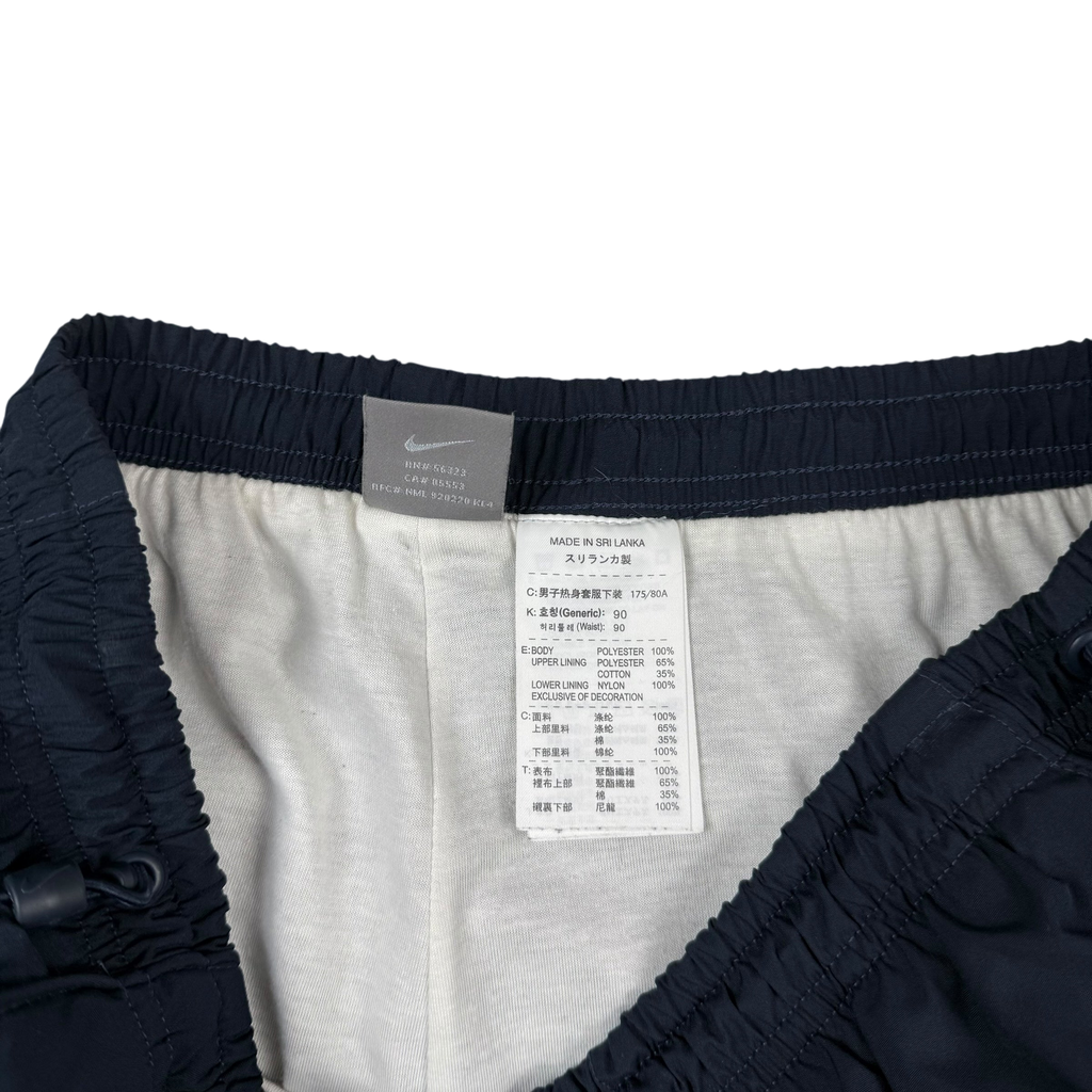 Nike 00s Embroidered Logo Navy Track Pants (part of set) (Size L)