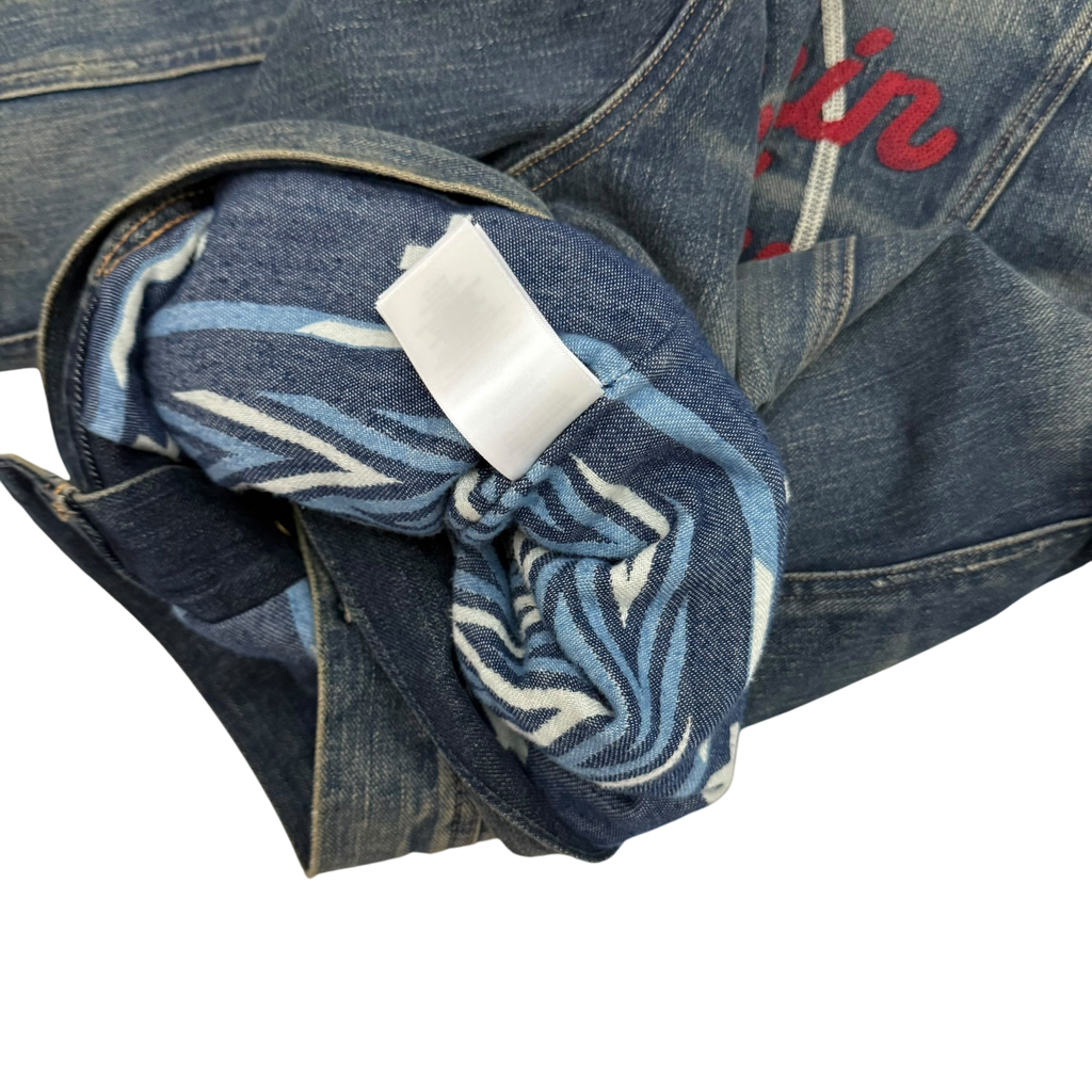 Polo Ralph Lauren x Naiomi Glasses Denim Trucker Jacket Faded Blue (Size M)