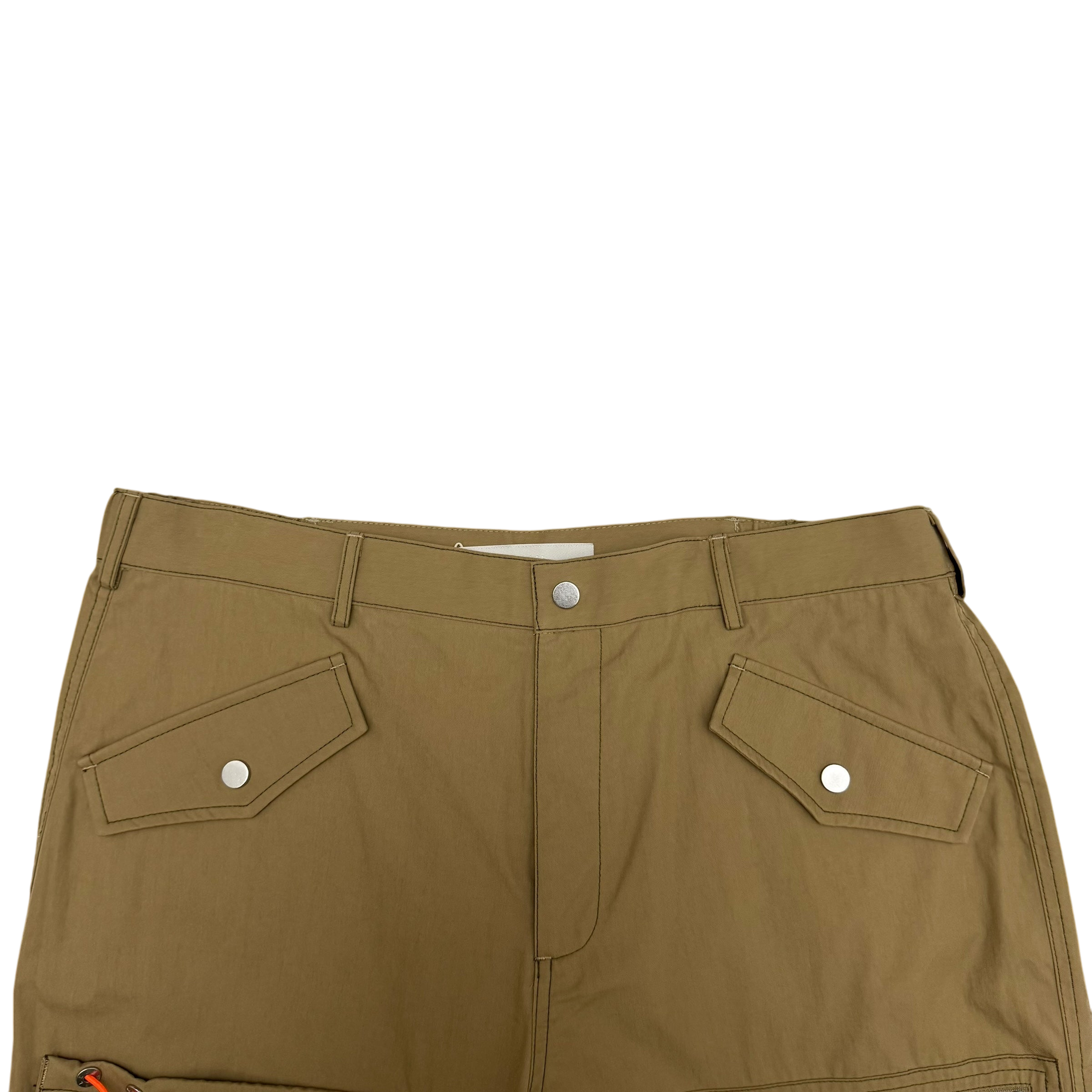 Dion Lee SS24 Straight-Leg Cargo Trousers Brown (Size XL)