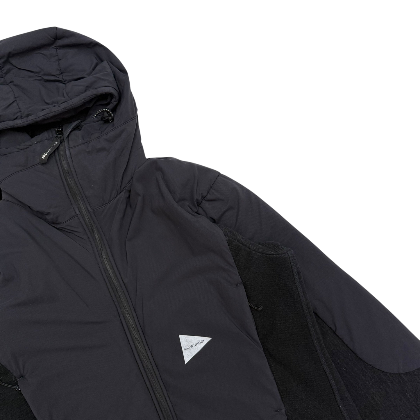 And Wander Top Fleece Jacket Black (Fits M-L)