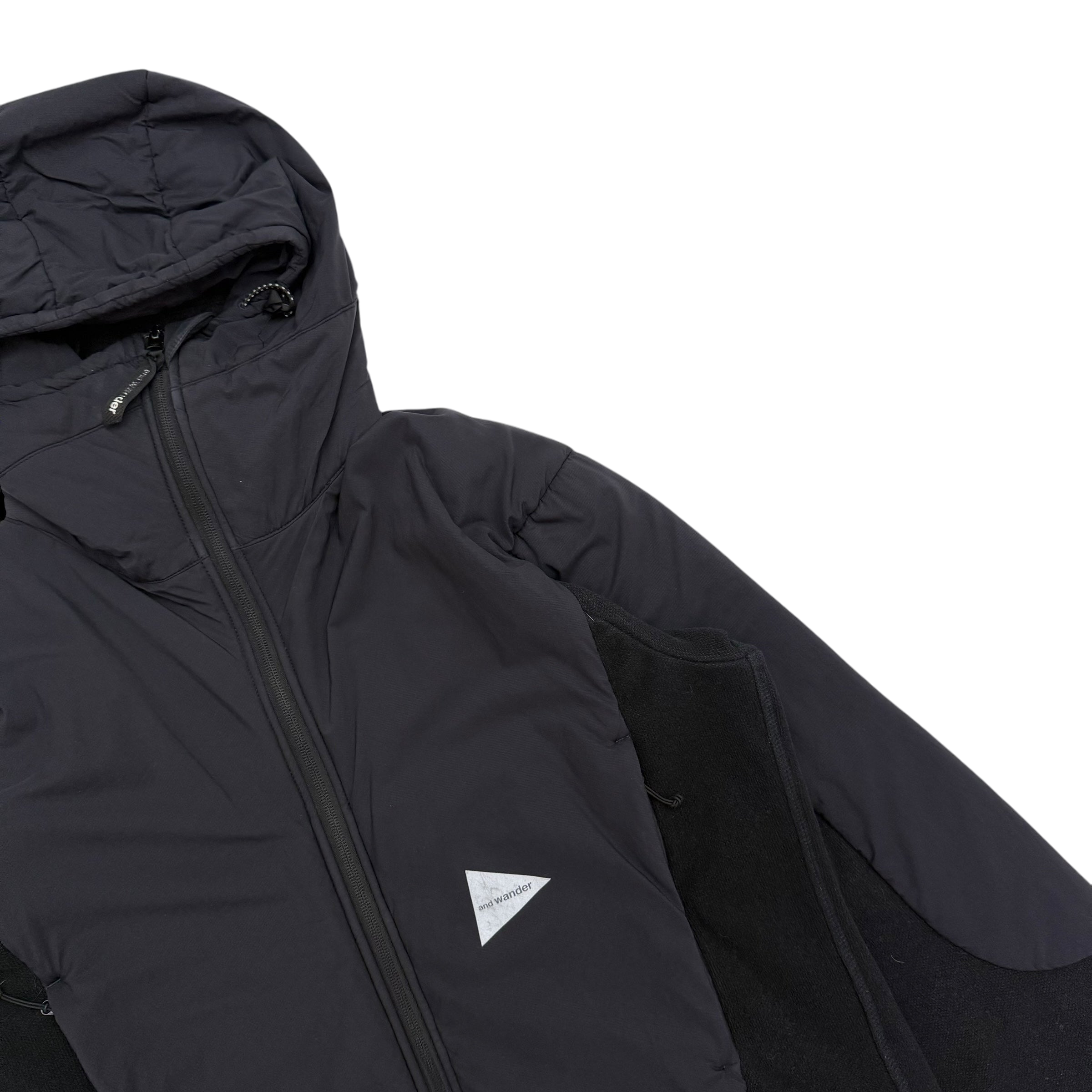 And Wander Top Fleece Jacket Black (Fits M-L)