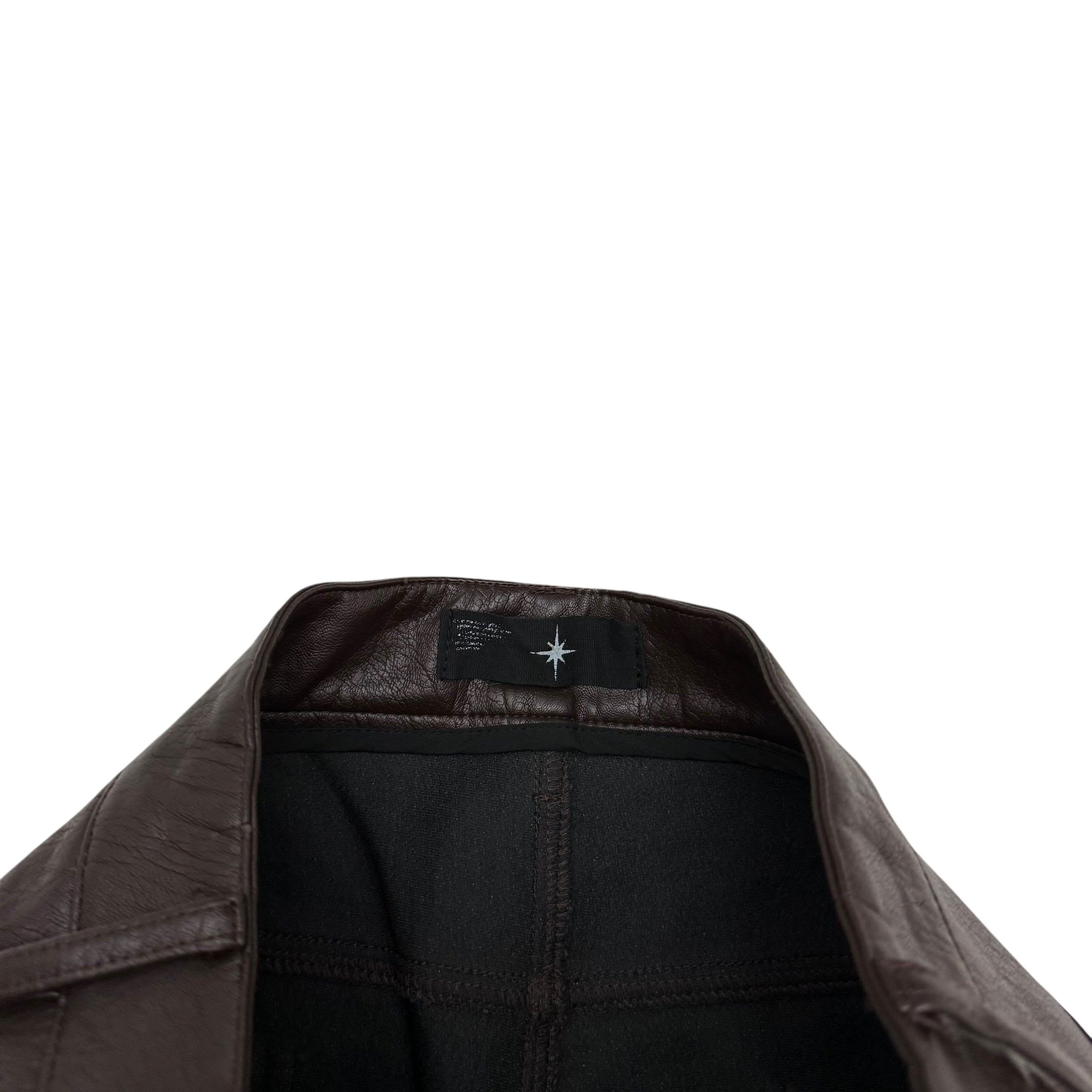 Ranger Cartel SS 2023 Flared Leather Brown Pants (Size L)