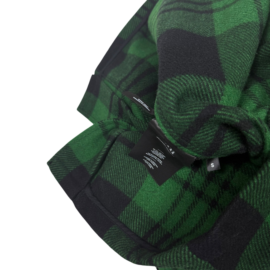 Ami SS19 Checked Wool-Blend Jacket Green (Size S)