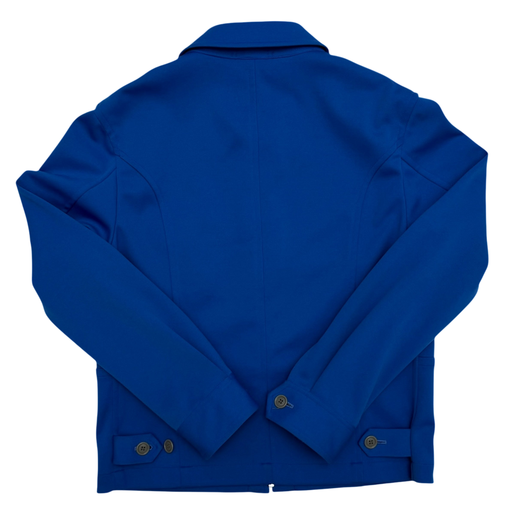Comme des Garçons Homme Plus SS02 (AD2001) Gobelin Zip-Up Blouson Jacket Blue (Fits M)