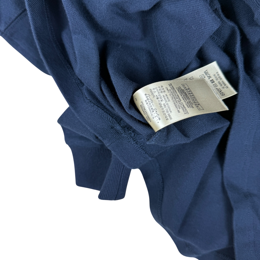 Burberry Big Logo Spellout Sweatshirt Navy (Fits M-L)