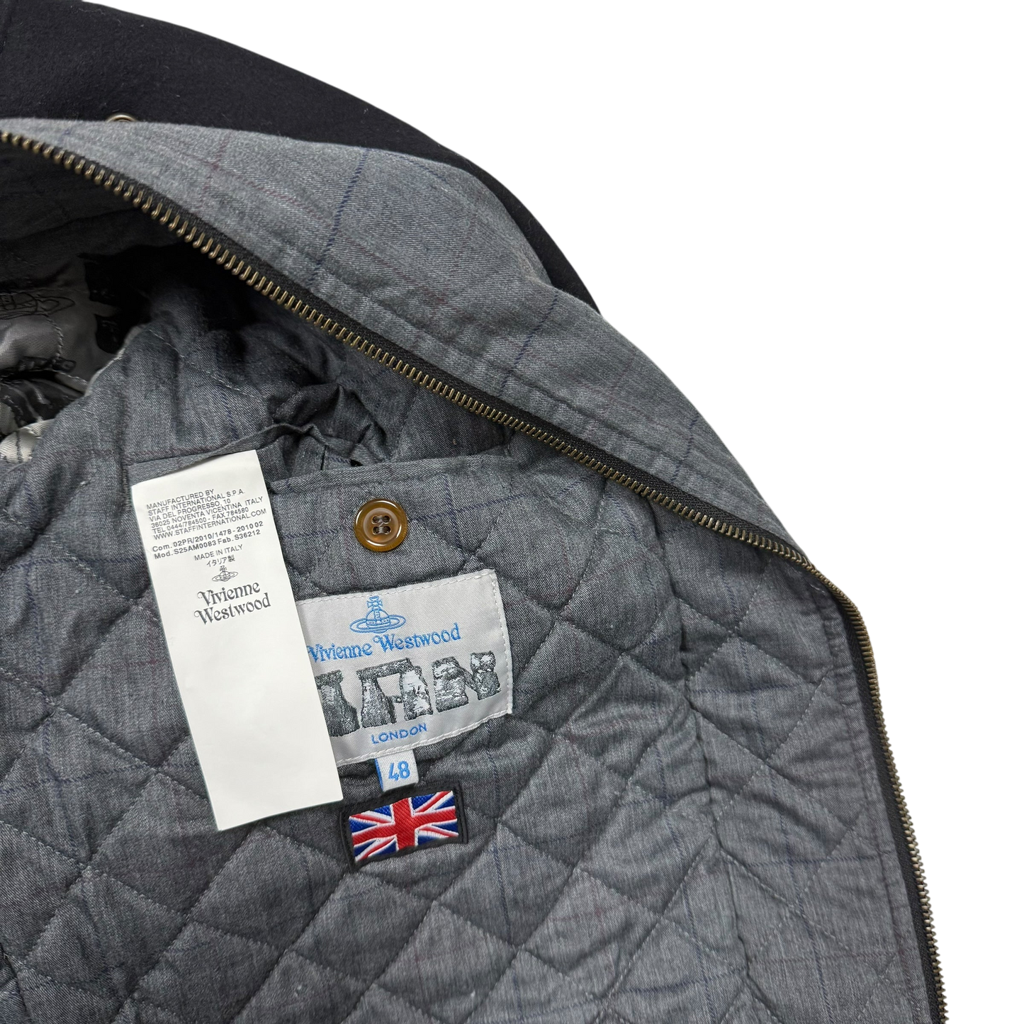 Vivienne Westwood Man 00s Button-Detailed Wool Utility Jacket (Fits M–L)