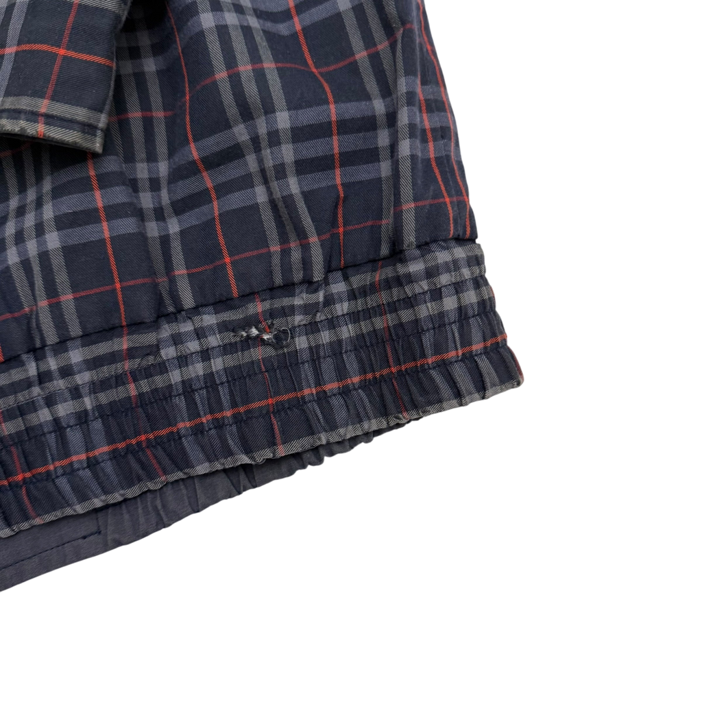Burberry 90s Nova Check Reversible Harrington Jacket Navy (Fits M–L)