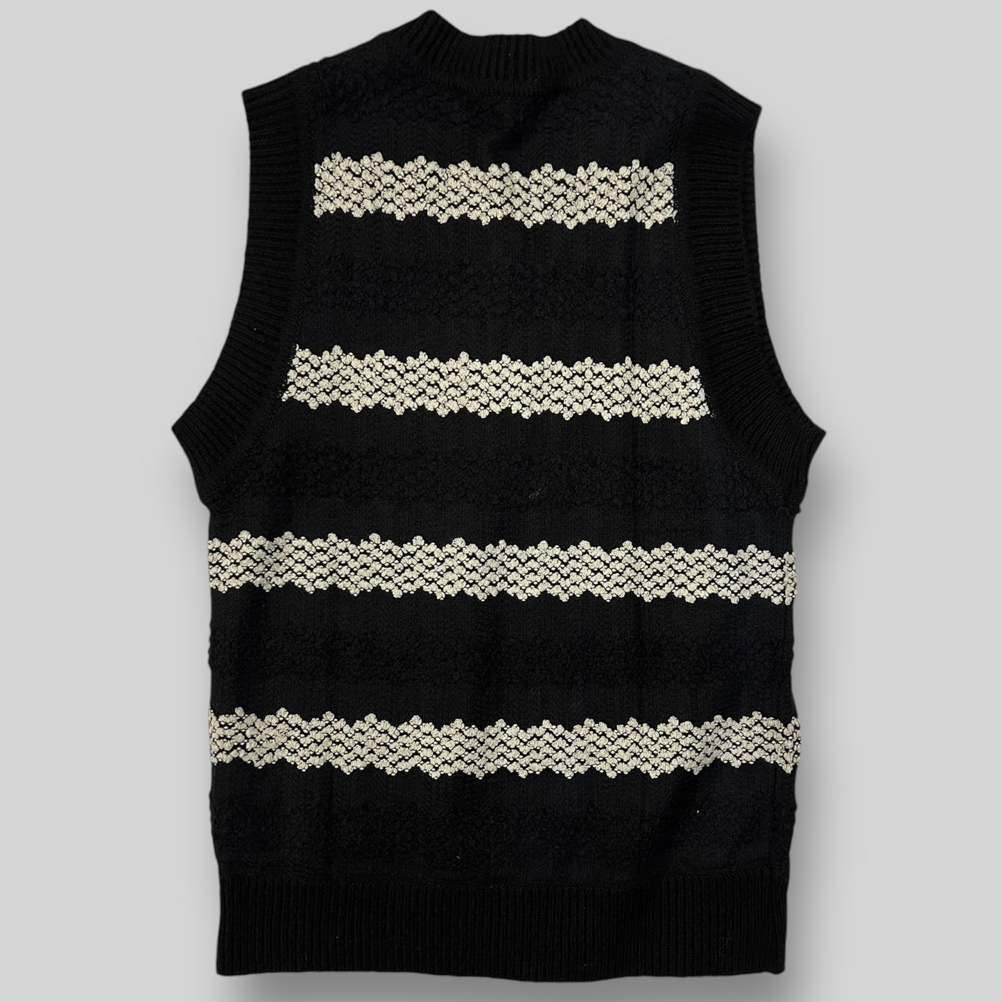 Andersson Bell Embroidered Long Vest Black (Fits L-XL)