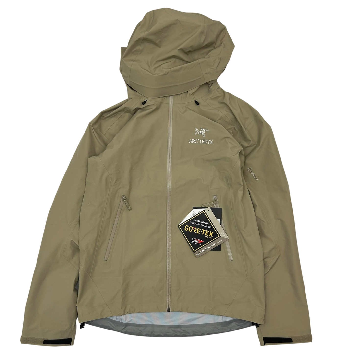 Arc'teryx Beta LT Gortex Jacket ‘Smoke Bluff’ (Beige) (Size L)