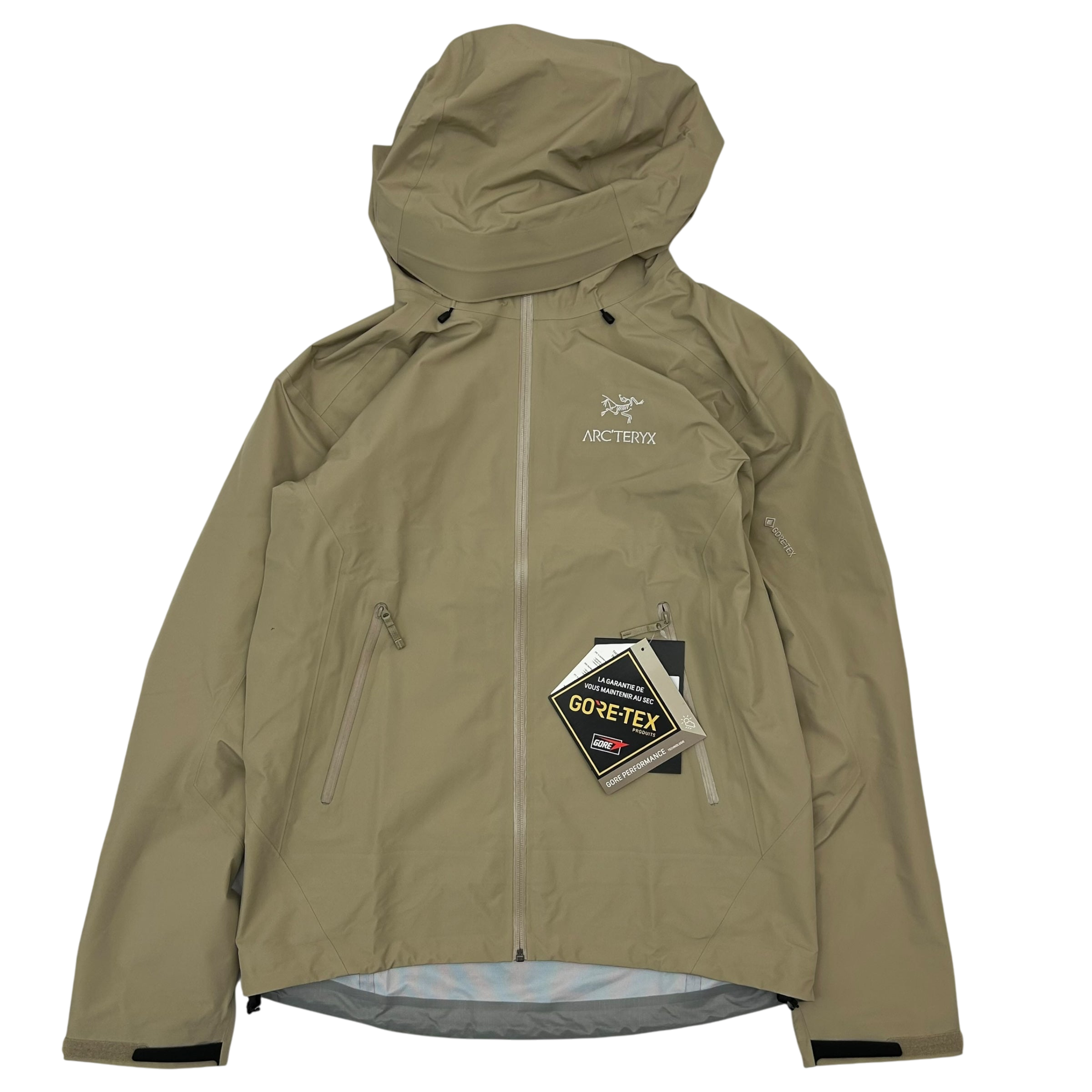 Arc'teryx Beta LT Gortex Jacket ‘Smoke Bluff’ (Beige) (Size L)