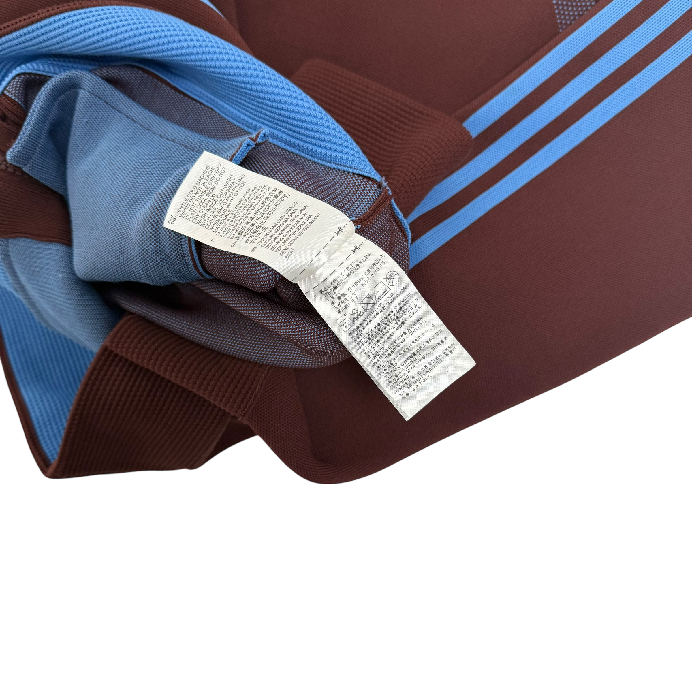 Wales Bonner x Adidas Knitted Track Jacket Burgundy/Blue (Size S)