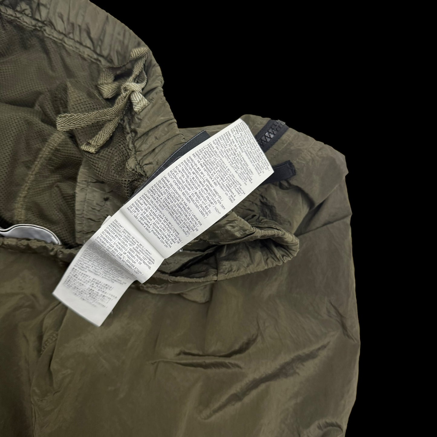 Stone Island Nylon Metal Cargo Pants Khaki Green (Size S)