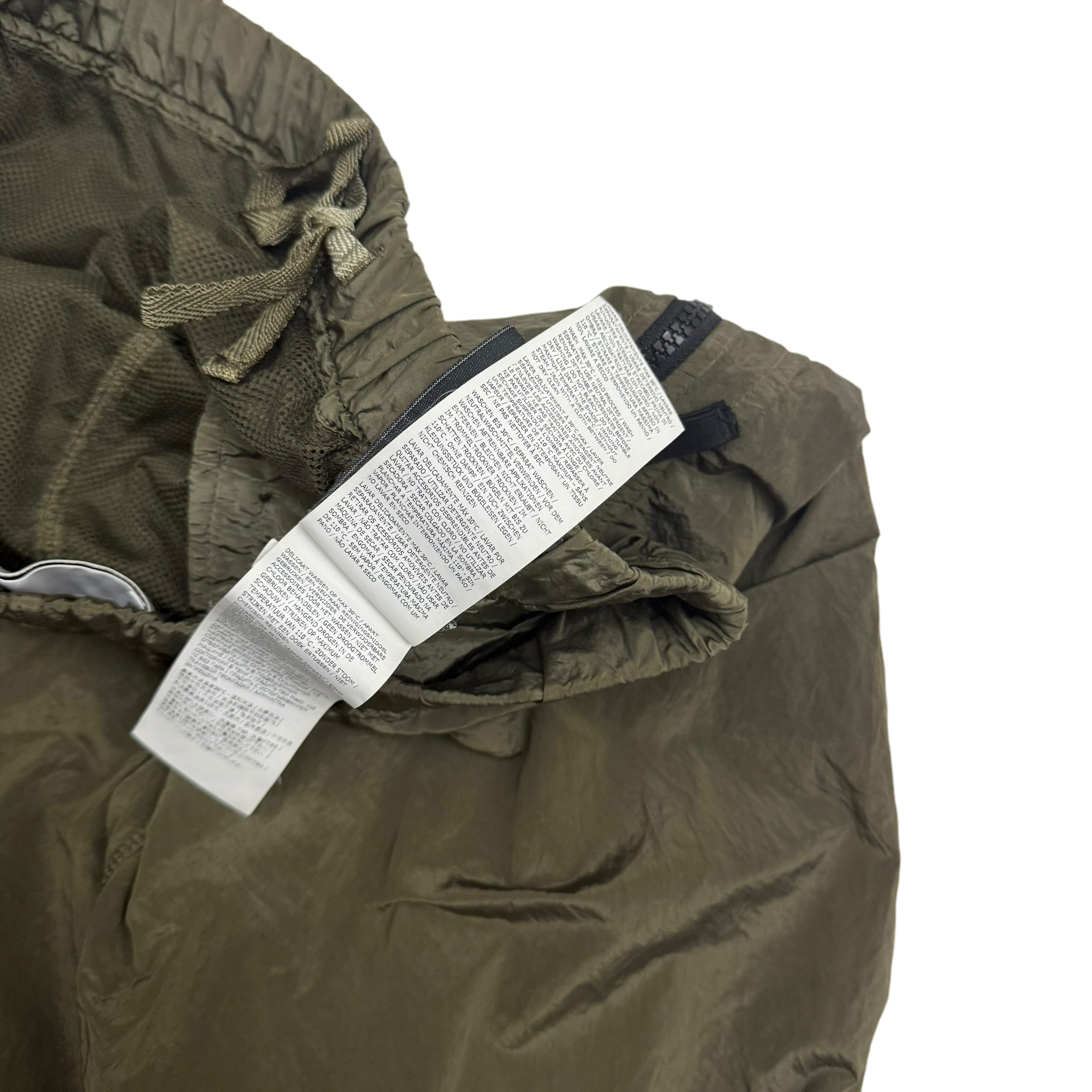 Stone Island Nylon Metal Cargo Pants Khaki Green (Size S)