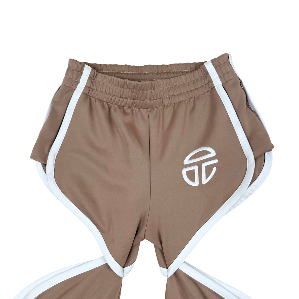 Telfar FW21 Liberia Thigh-hole Track Pants Sand (Size S Womens)